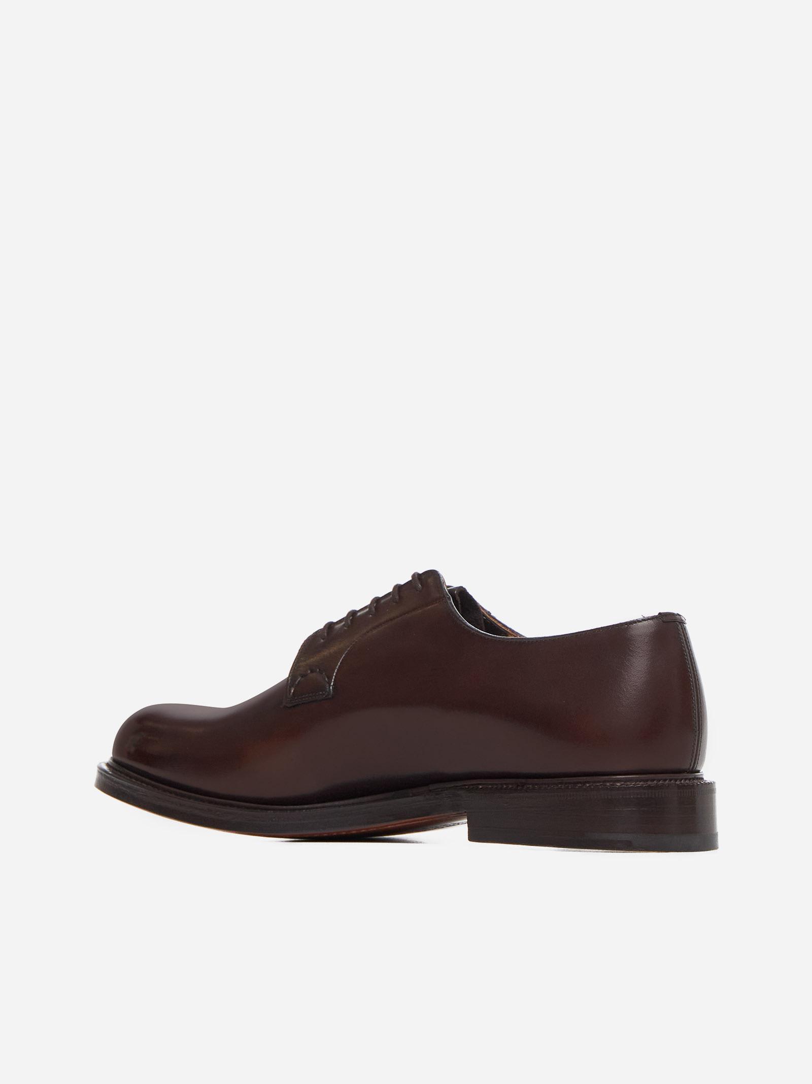 Shop Church's Shannon Leather Derby Shoes In Ebony