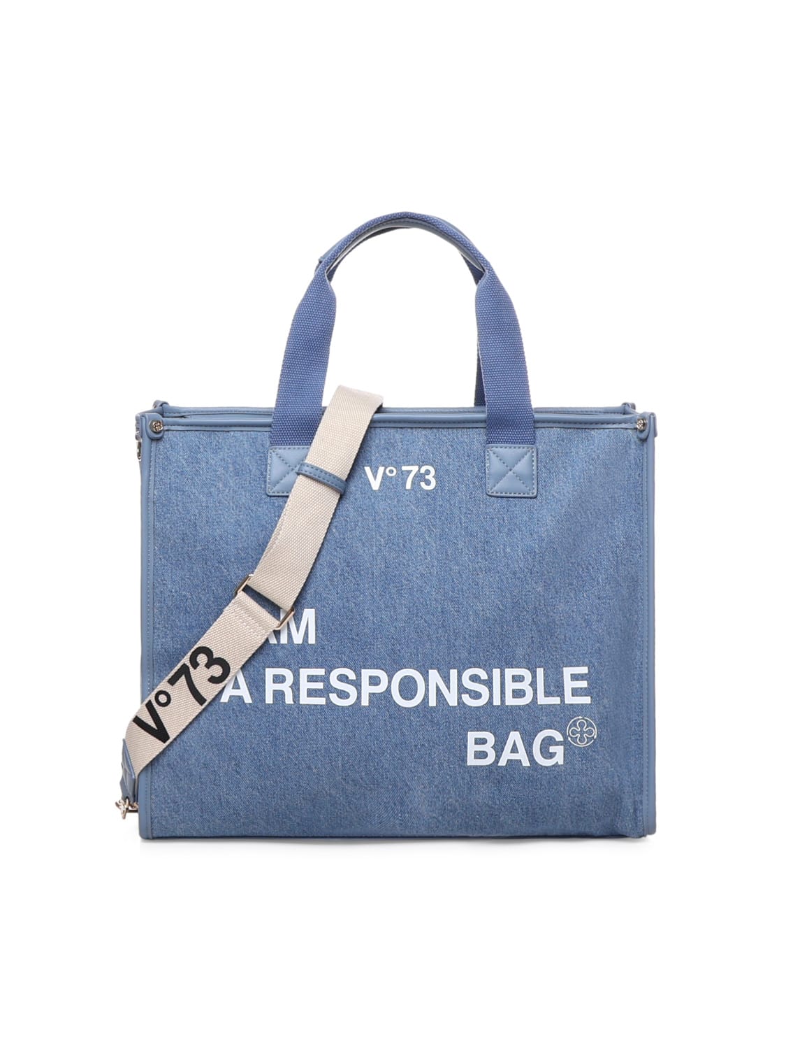V73 RESPONSIBILITY COTTON TOTE BAG