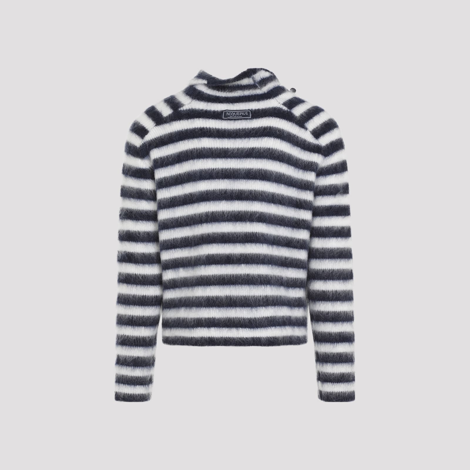 Shop Jacquemus Le Pull Marina Pullover In Multi Navy