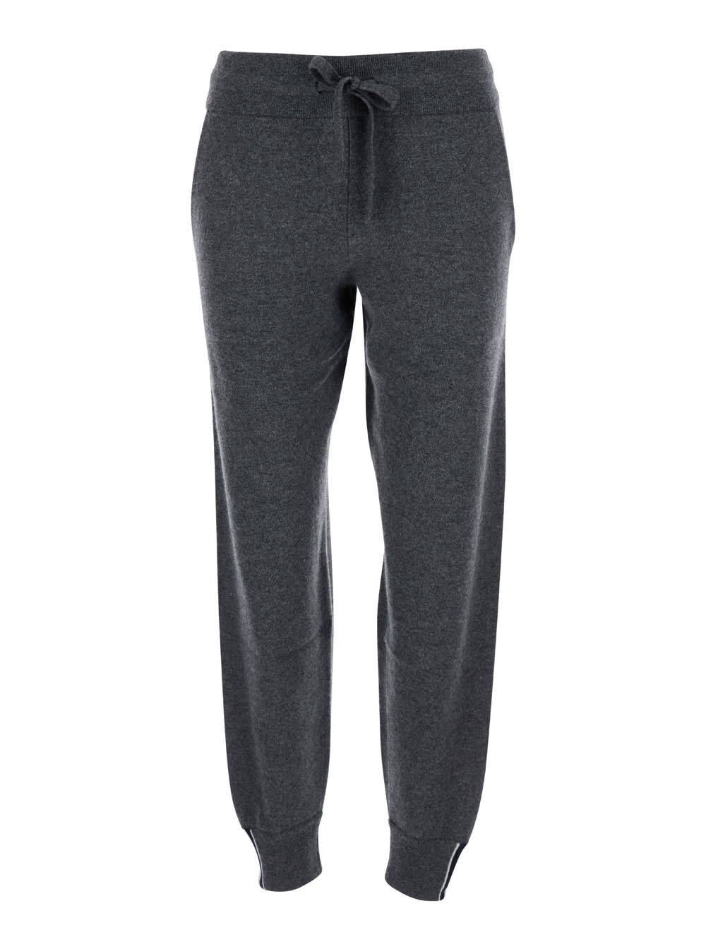 Shop Thom Browne Grey Pants With Drawstring In Cashmere Woman