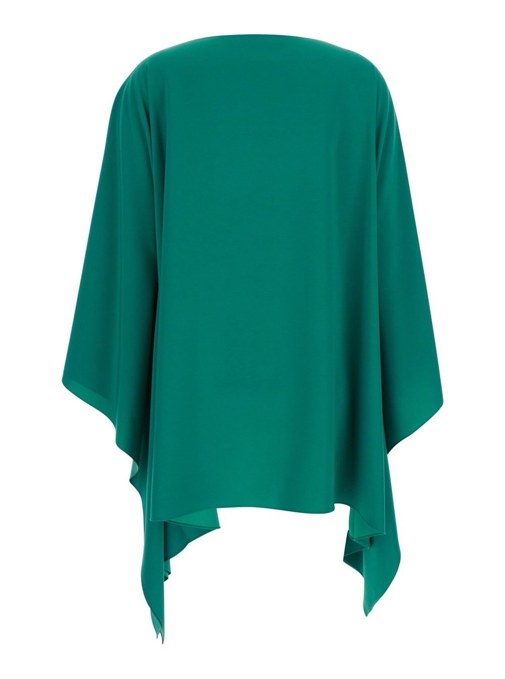 Gianluca Capannolo 'iris' Green Sleeveless Dress With Semi-transparent Design In Green