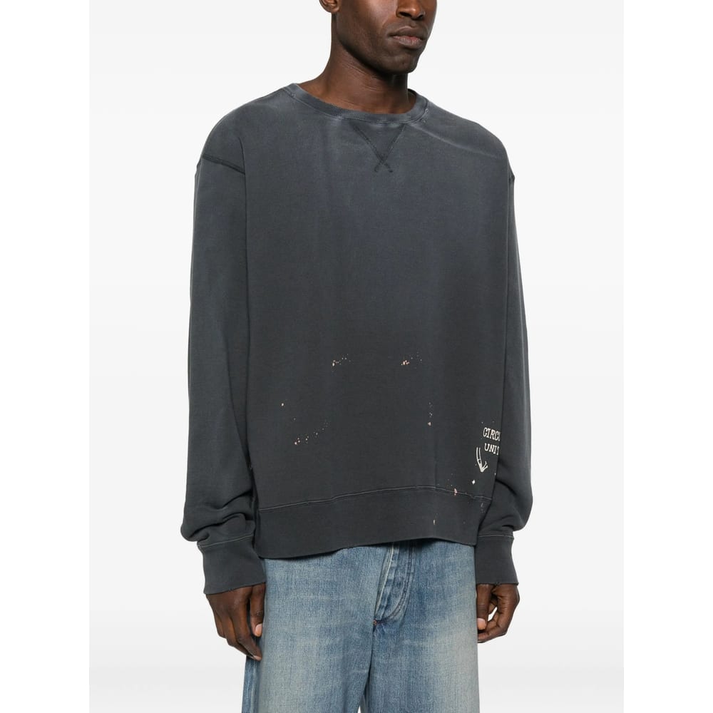 Chimala Paint-splatter Sweatshirt In Gray