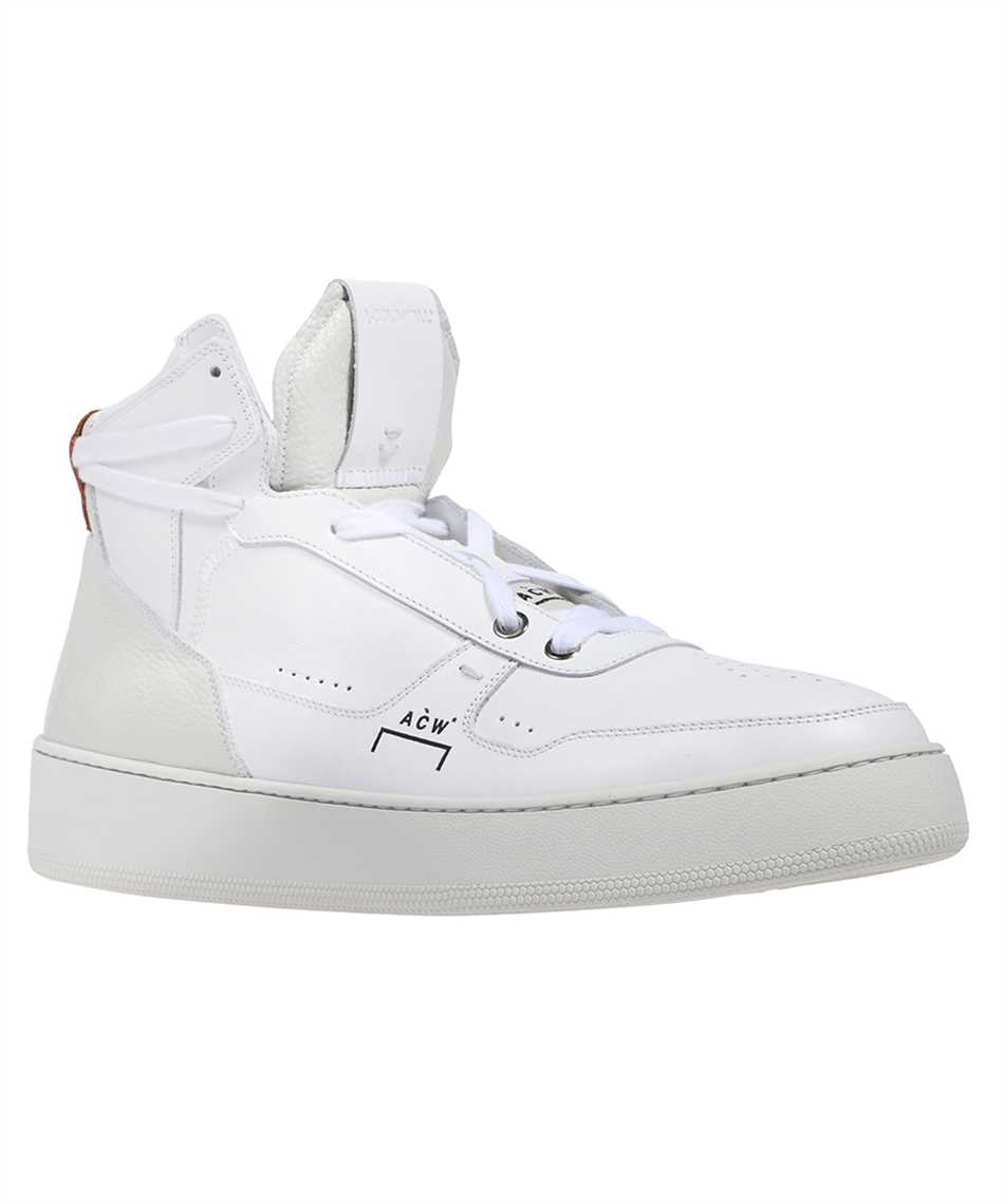 A-cold-wall* Leather High-top Sneakers In White