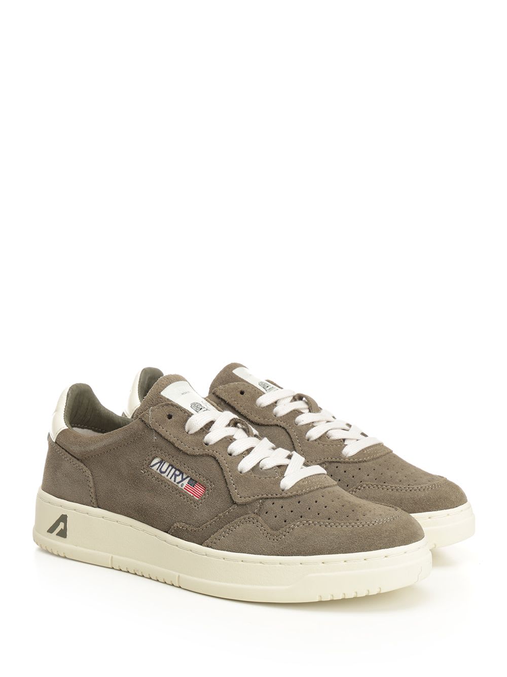 Autry Medalist Low Sneaker In Green