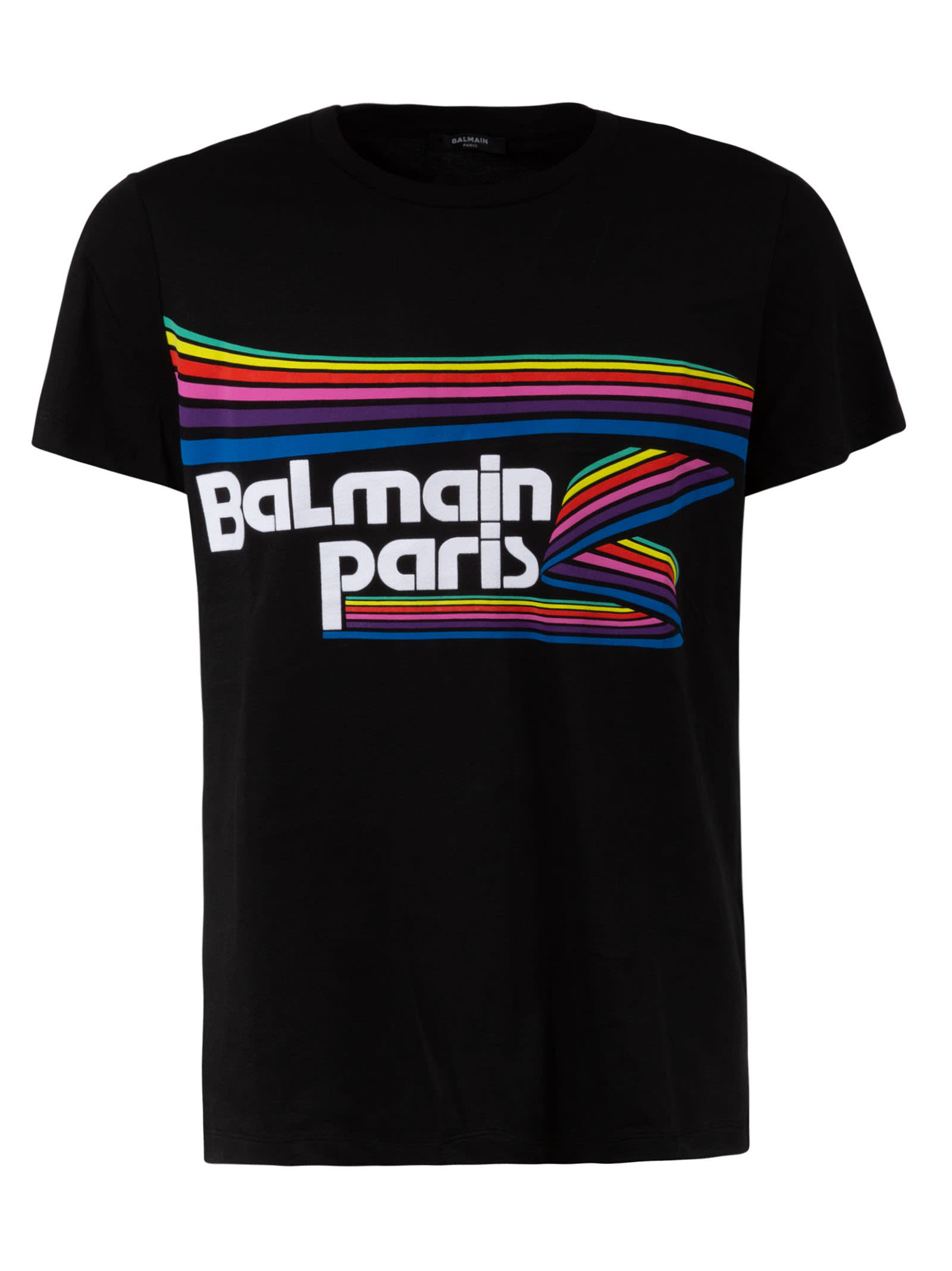 Balmain Stripe Logo T-shirt