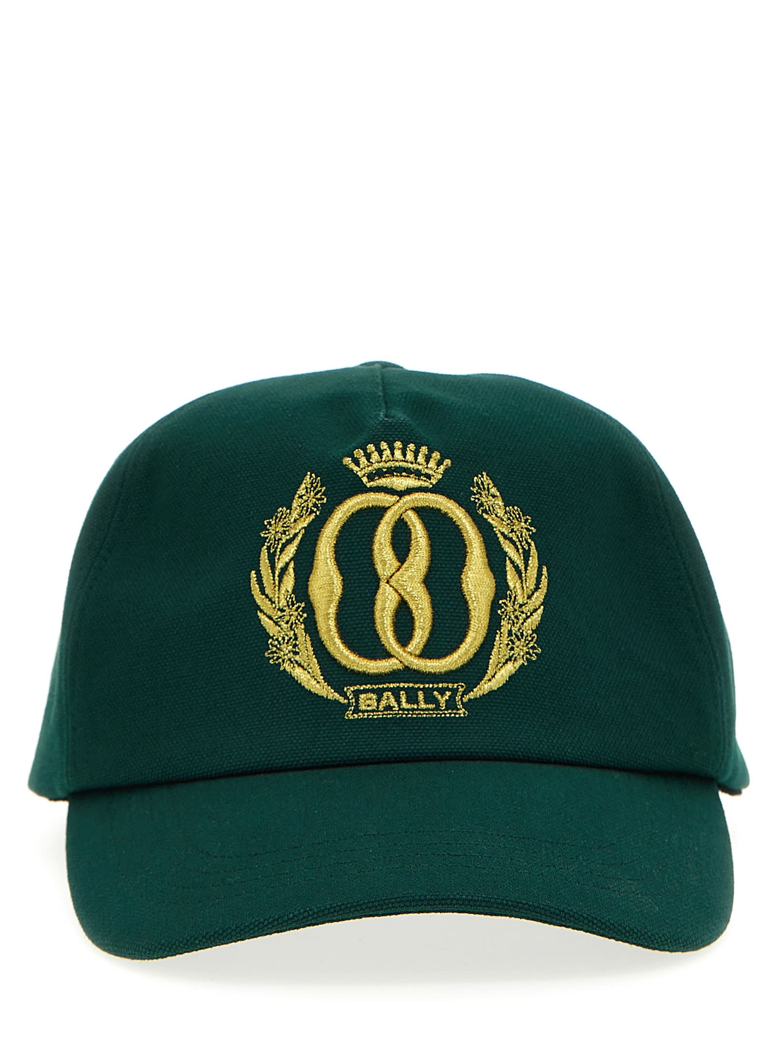 BALLY EMBROIDERED LOGO HAT
