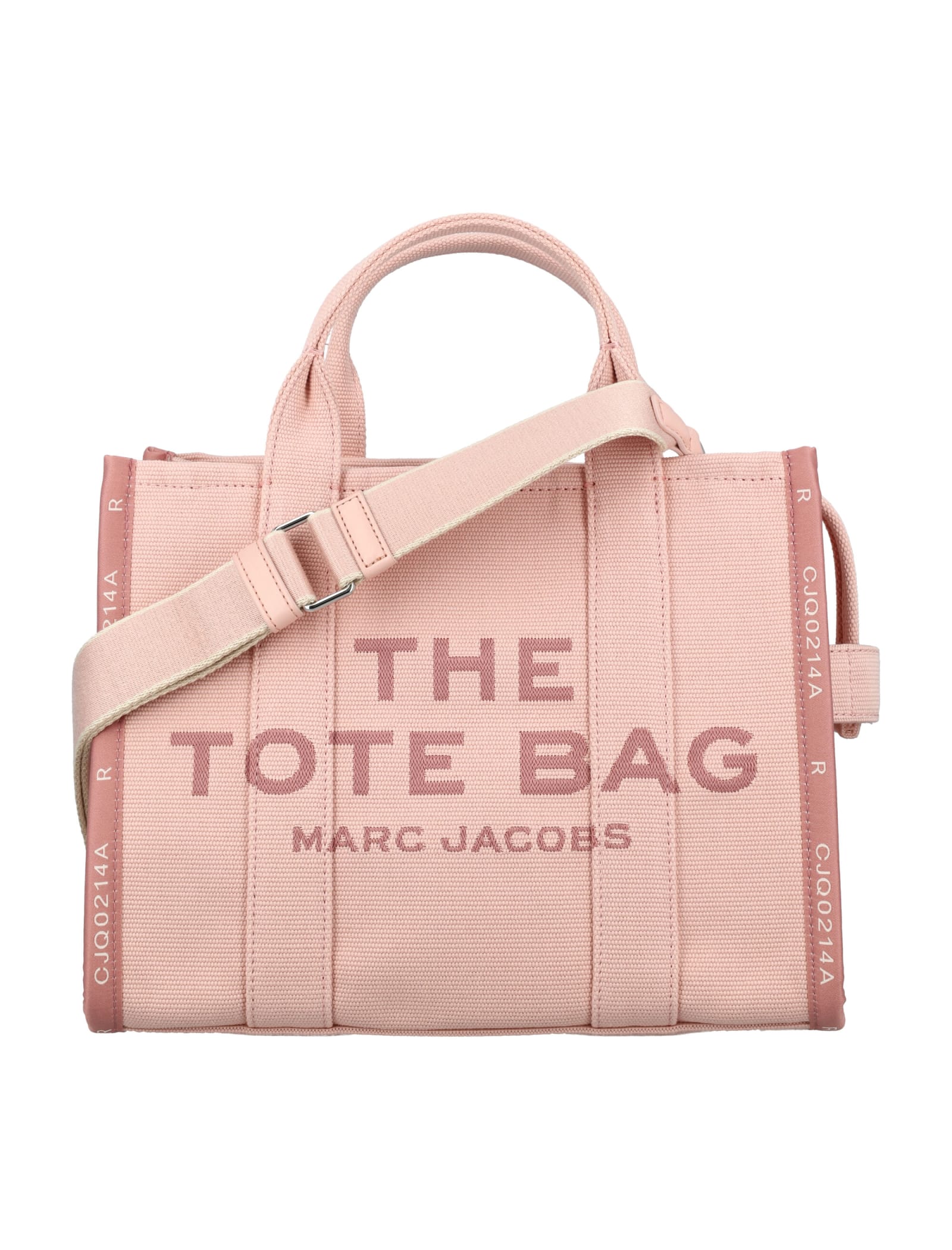 Shop Marc Jacobs The Jacquard Medium Tote Bag In Rose