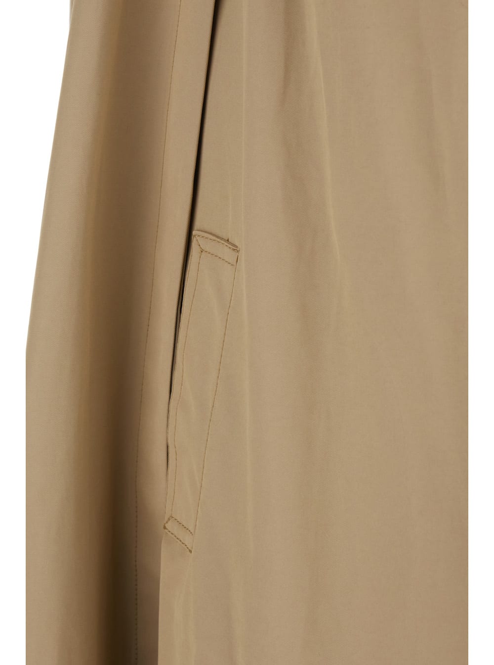 Federica Tosi Beige Cape With Collar In Beige