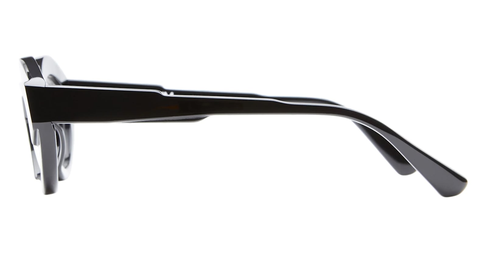 Kuboraum Mask K44 Bs - Black Shine Rx Glasses In Black