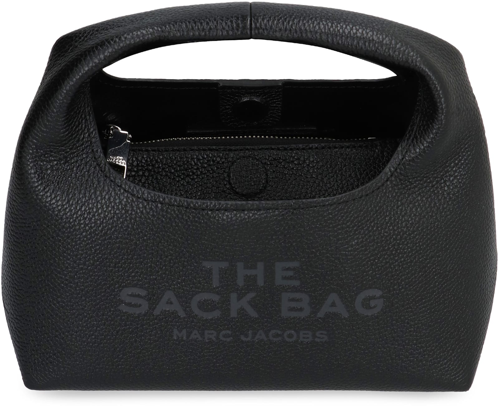 Shop Marc Jacobs The Mini Sack Bag Leather In Black