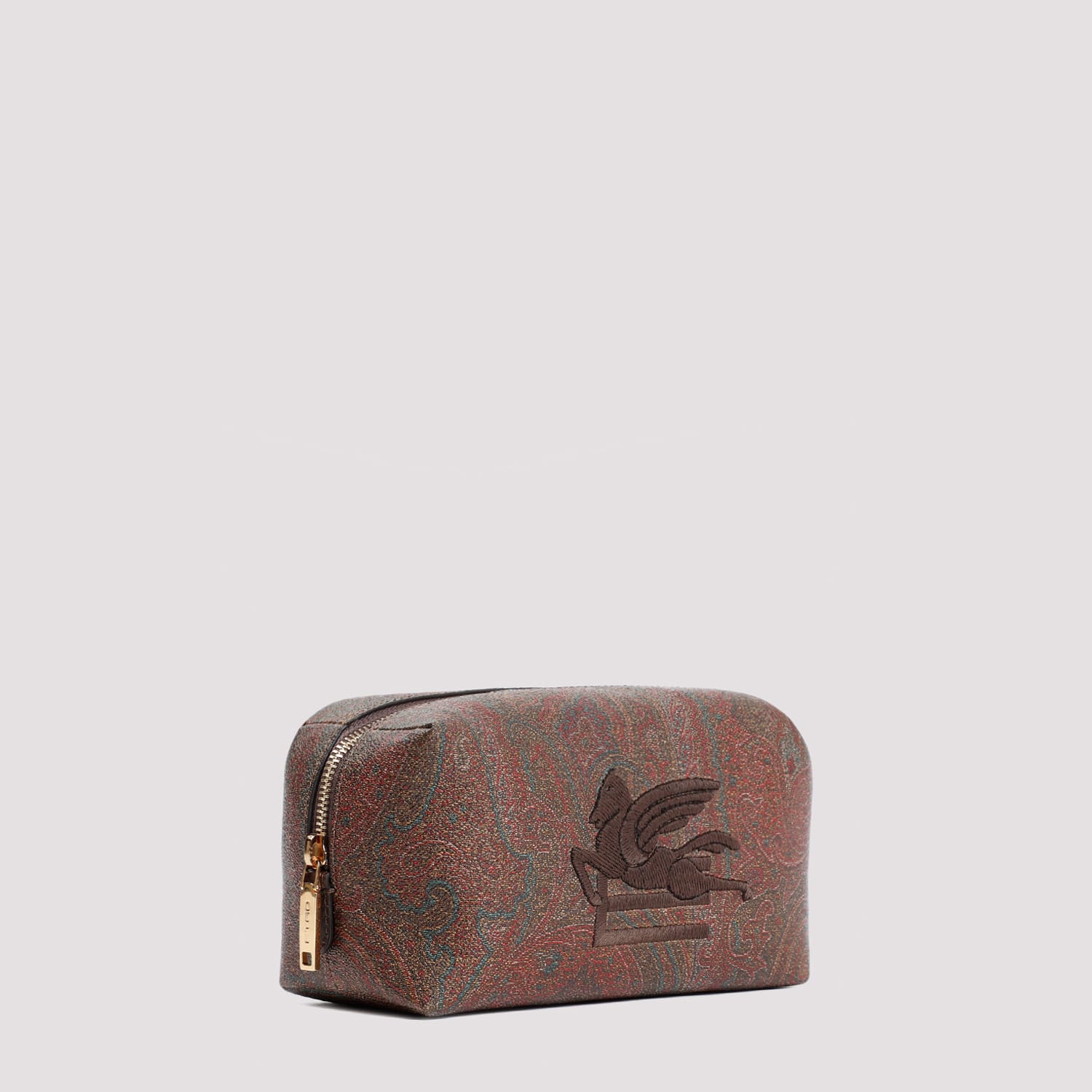 Shop Etro S Pouch In Marrone