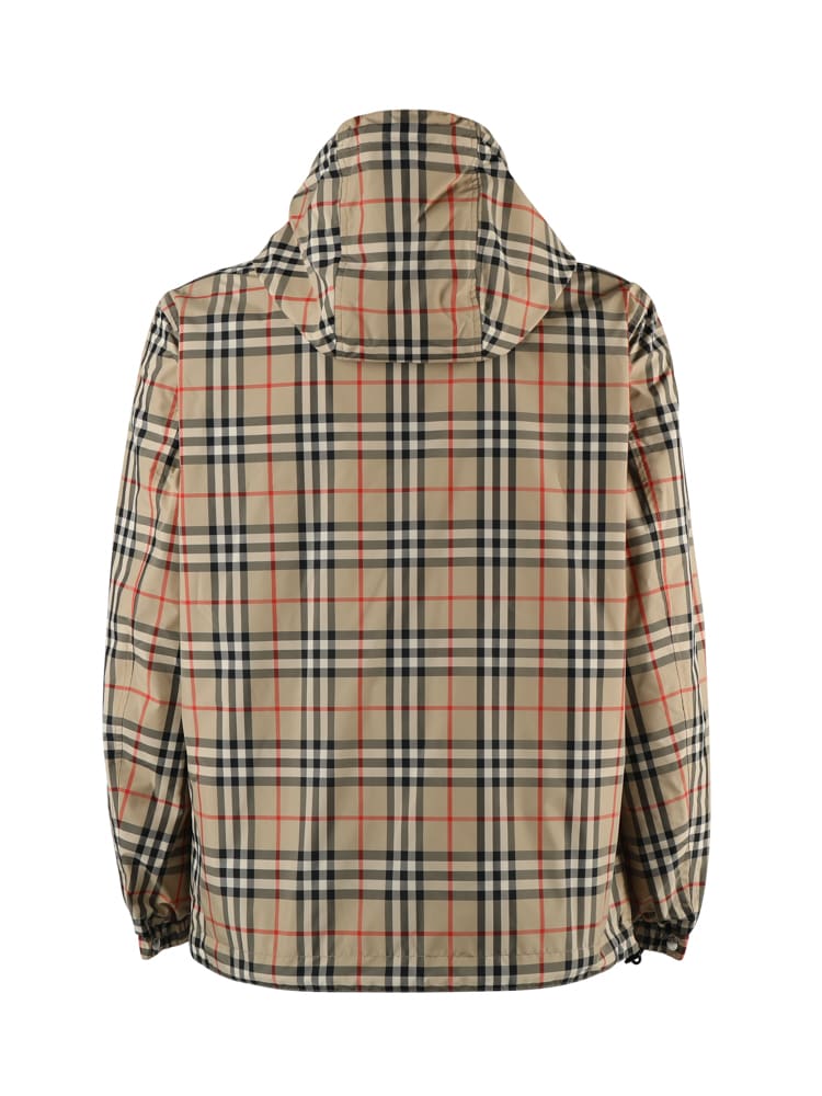 Shop Burberry Vintage Check All-over Tartan Jacket In Beige