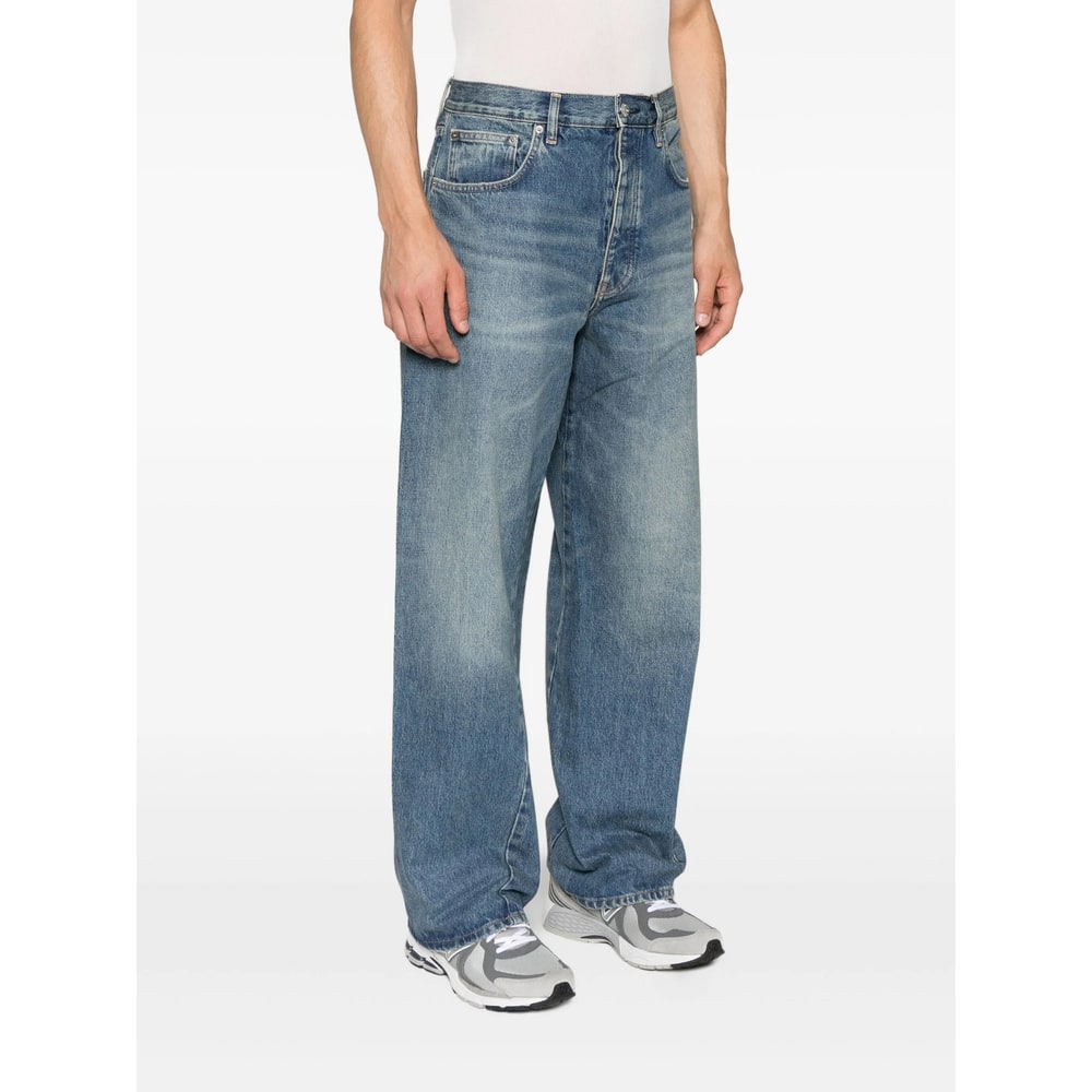 Sunflower Wide Twisted Jeans In Blue