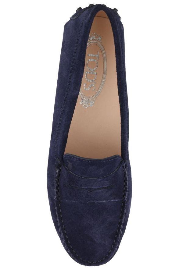 Tod's Gommino Driving Shoes In Blue