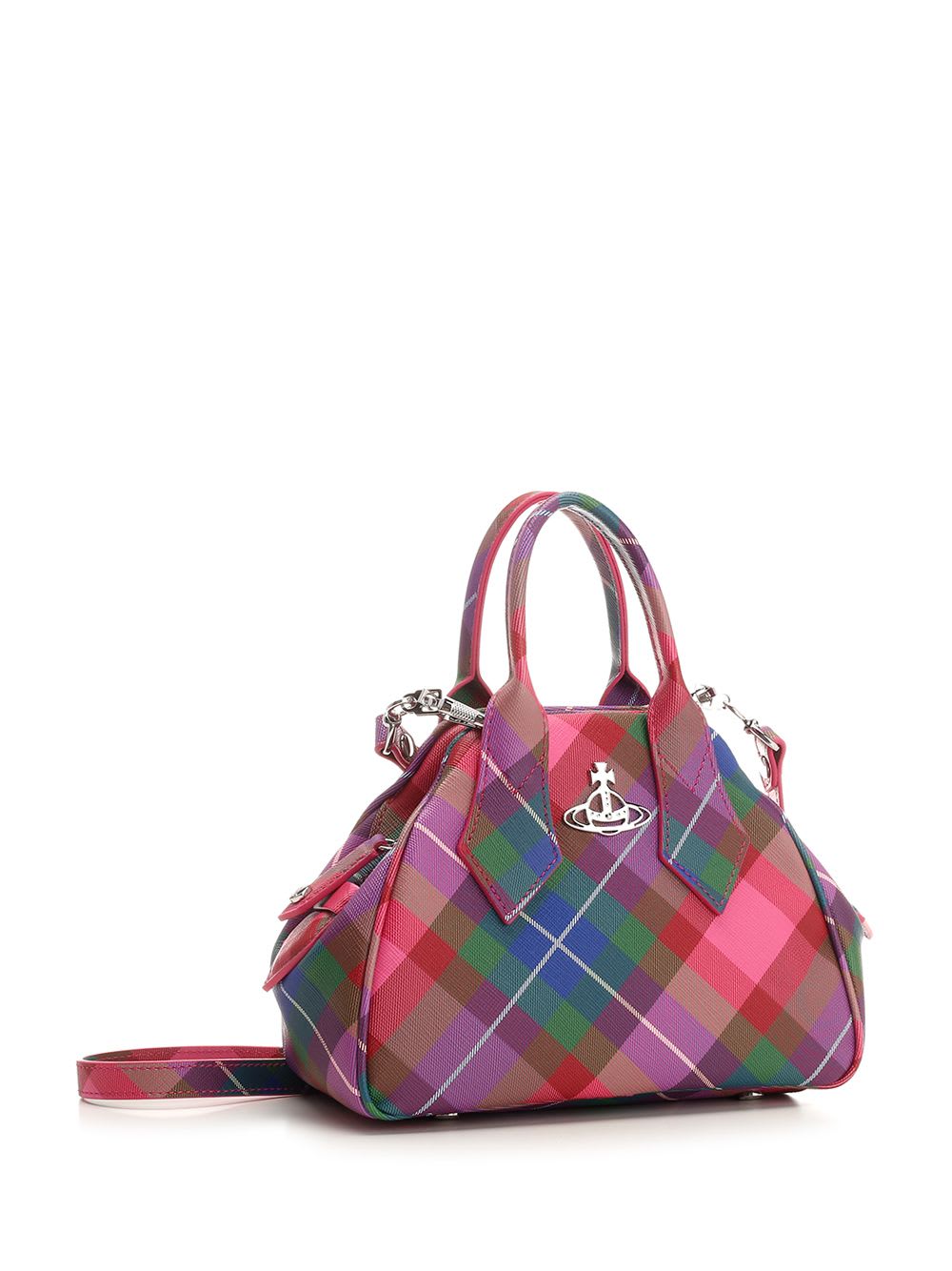 Shop Vivienne Westwood Yasmine Small Handbag In Multicolor