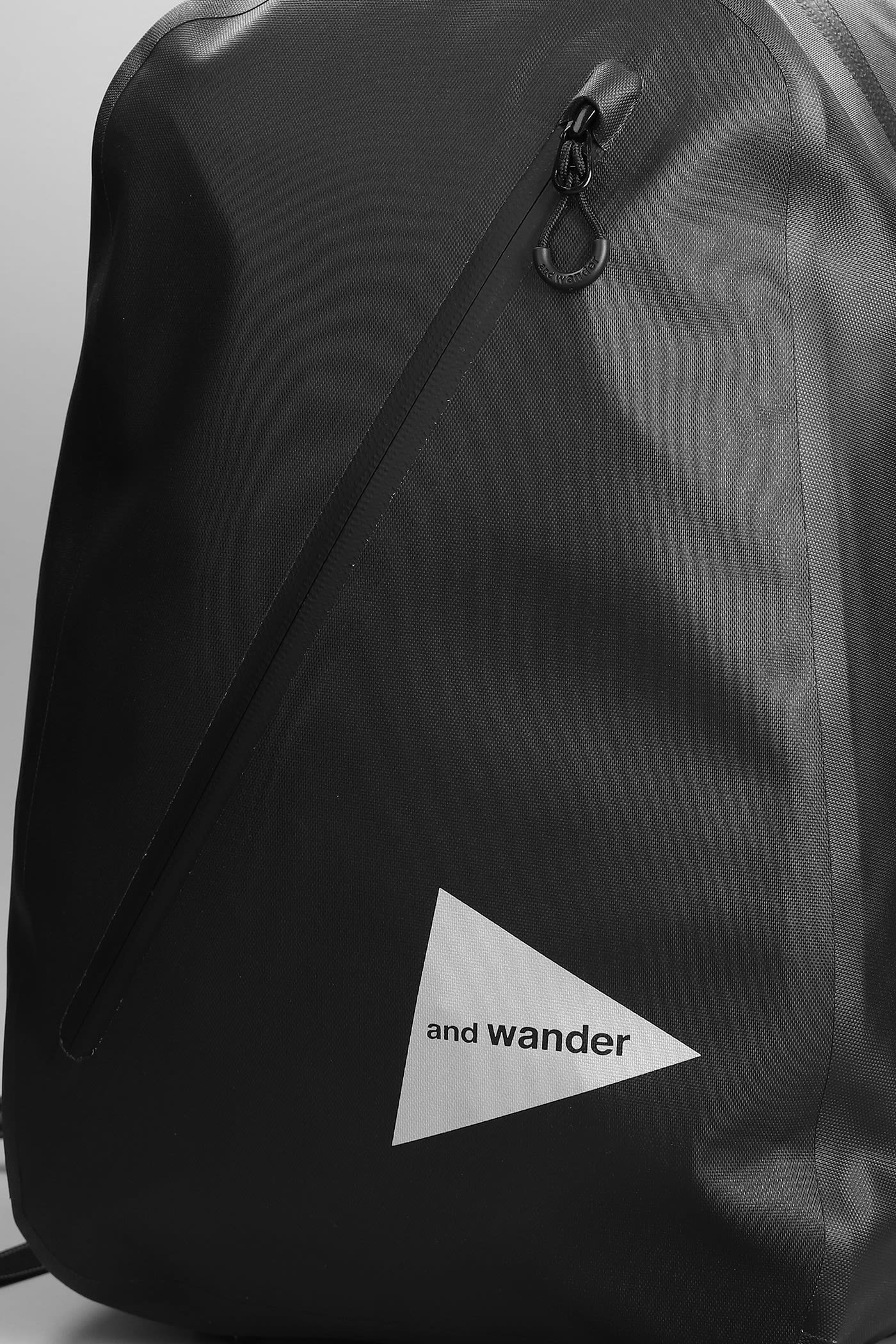 And Wander Backpack In Black Nylon