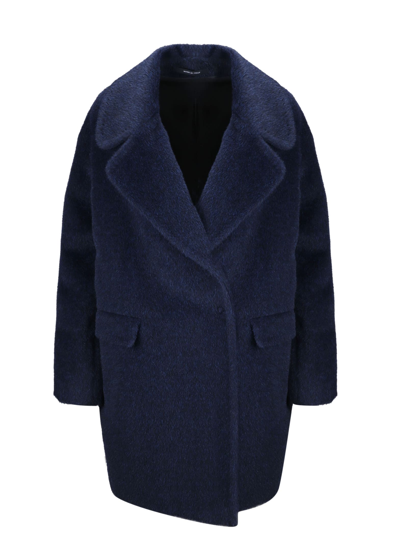 Tagliatore Coat In Blue | ModeSens