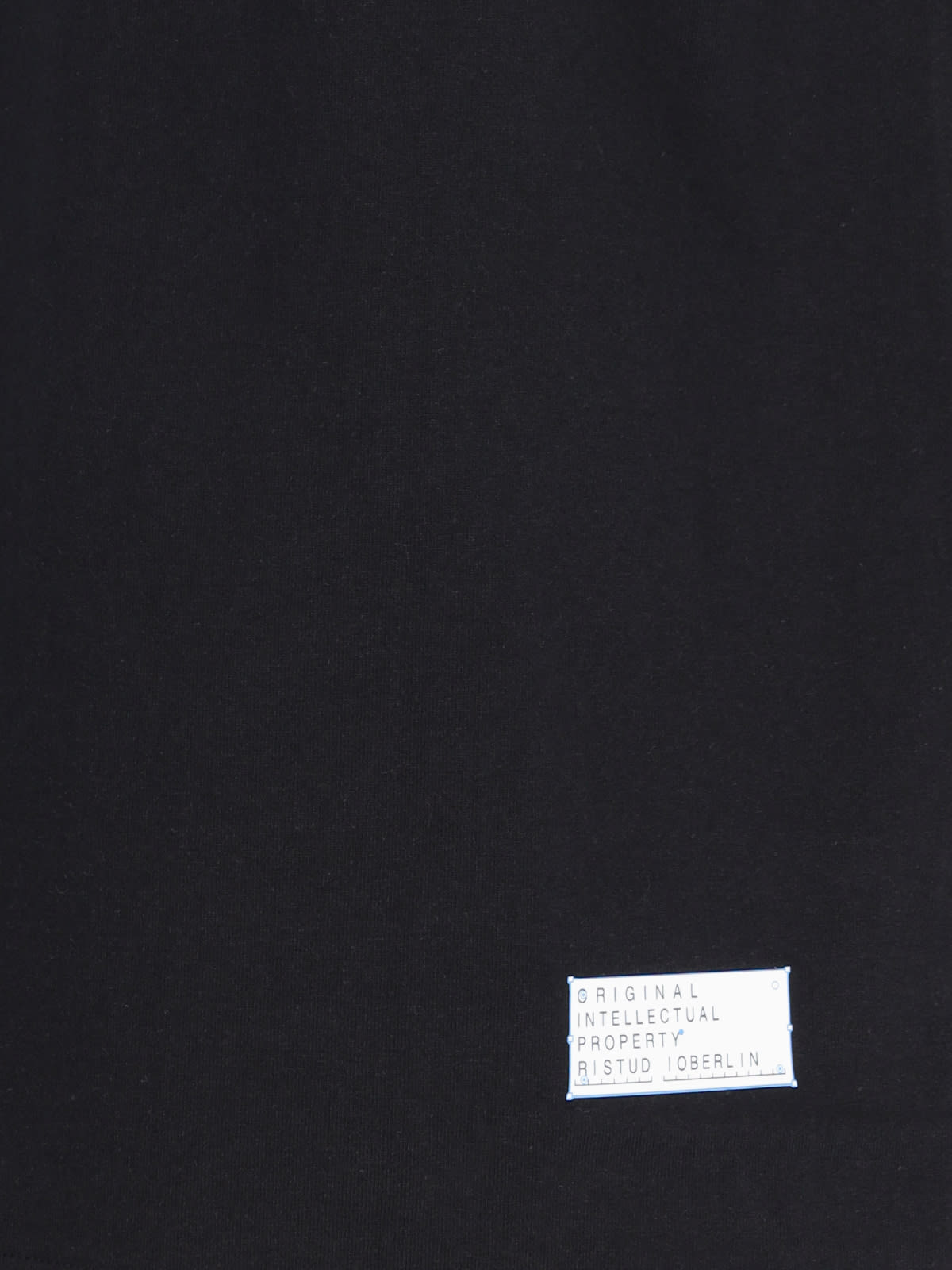 Shop Random Identities Logo T-shirt In Black