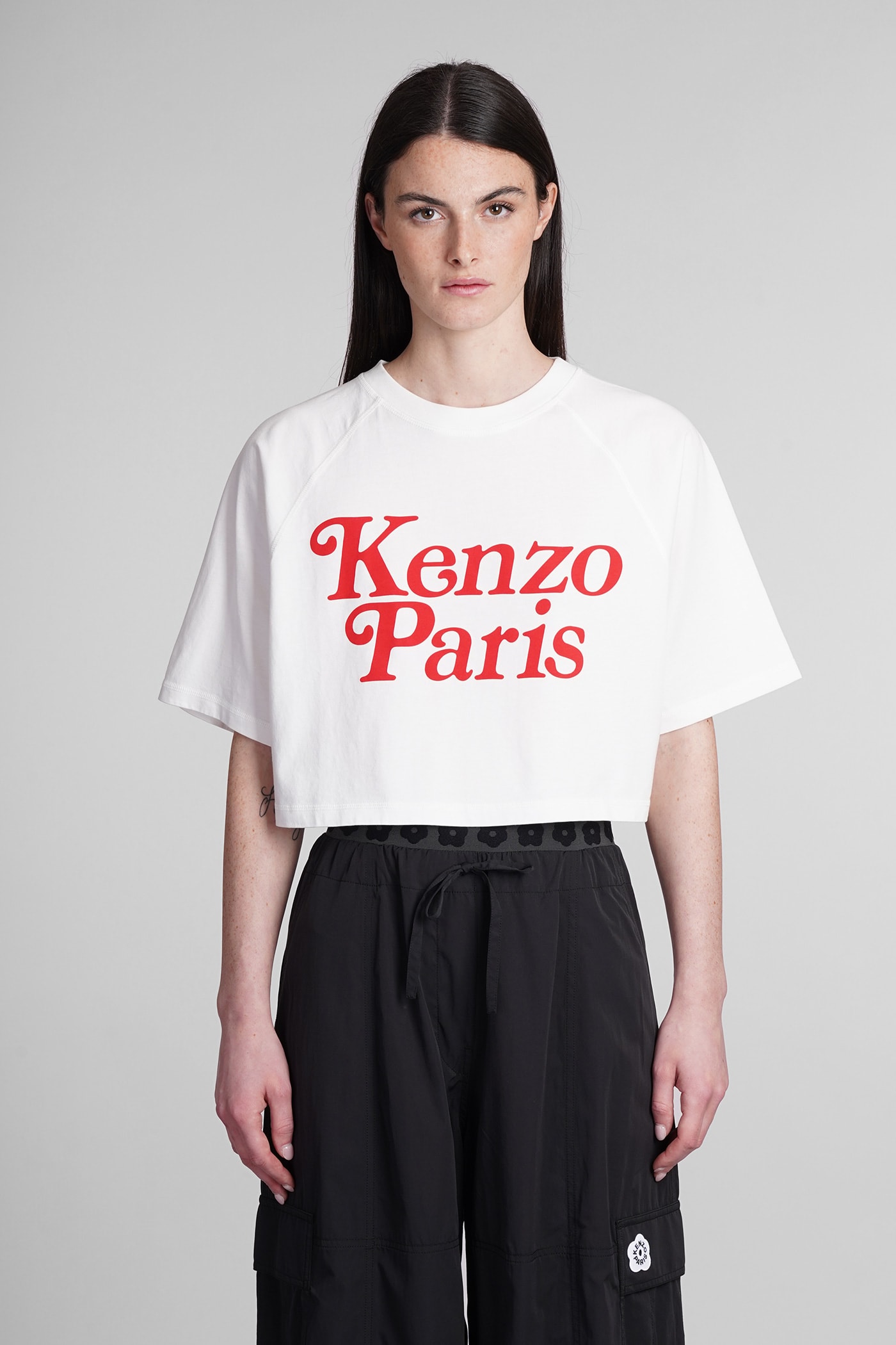 Shop Kenzo T-shirt In White Cotton