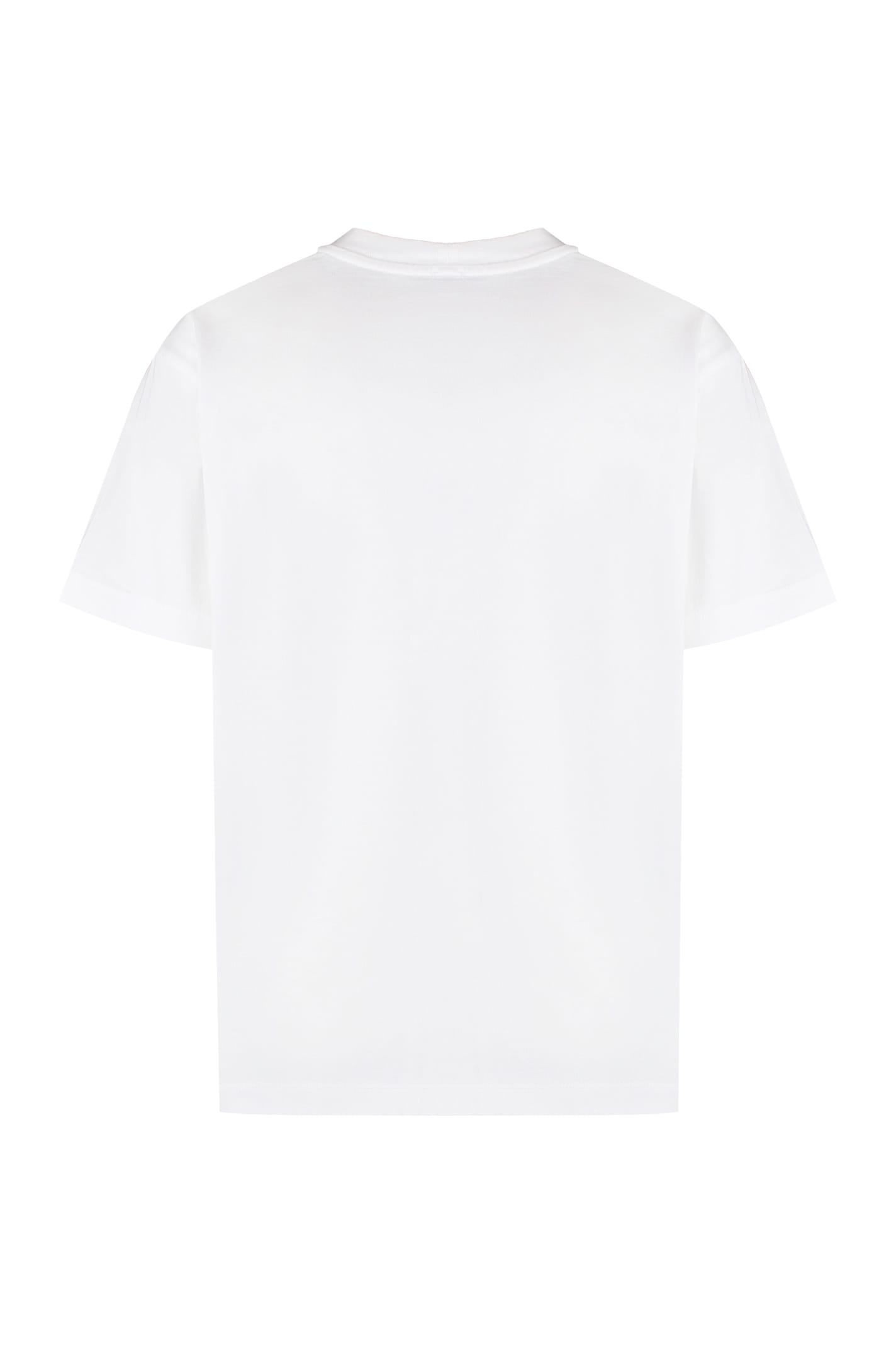 Totême Cotton Crew-neck T-shirt In White