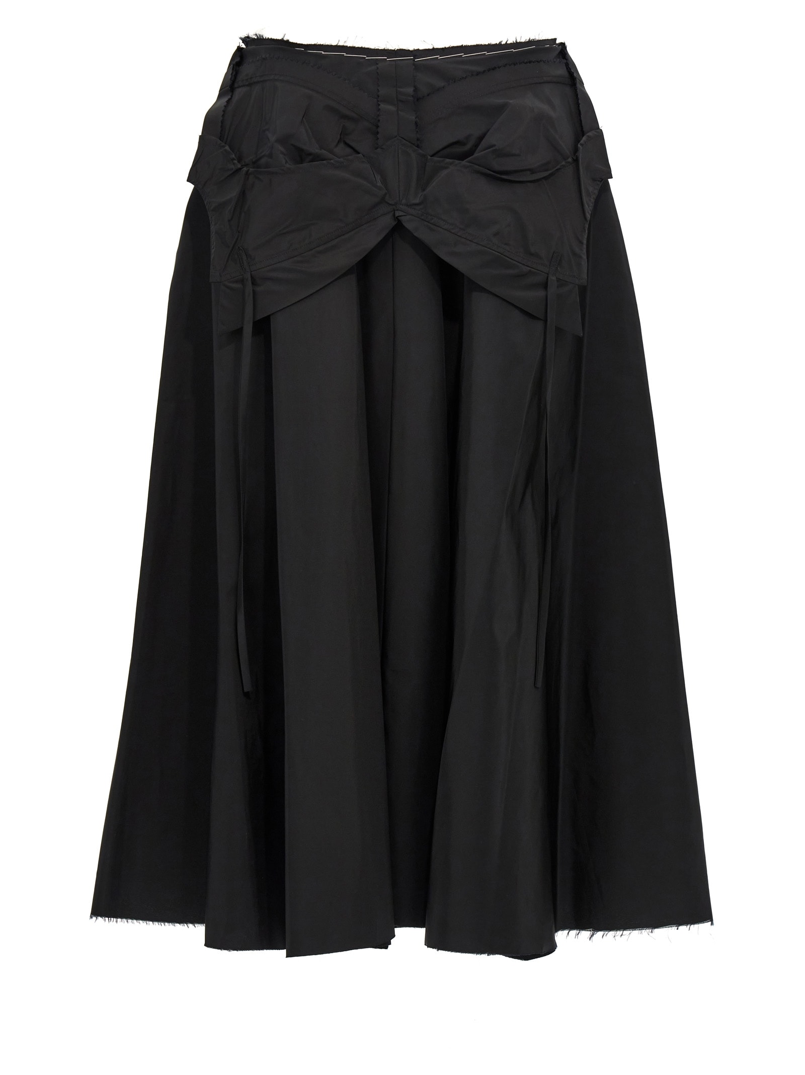 Taffeta Midi Skirt