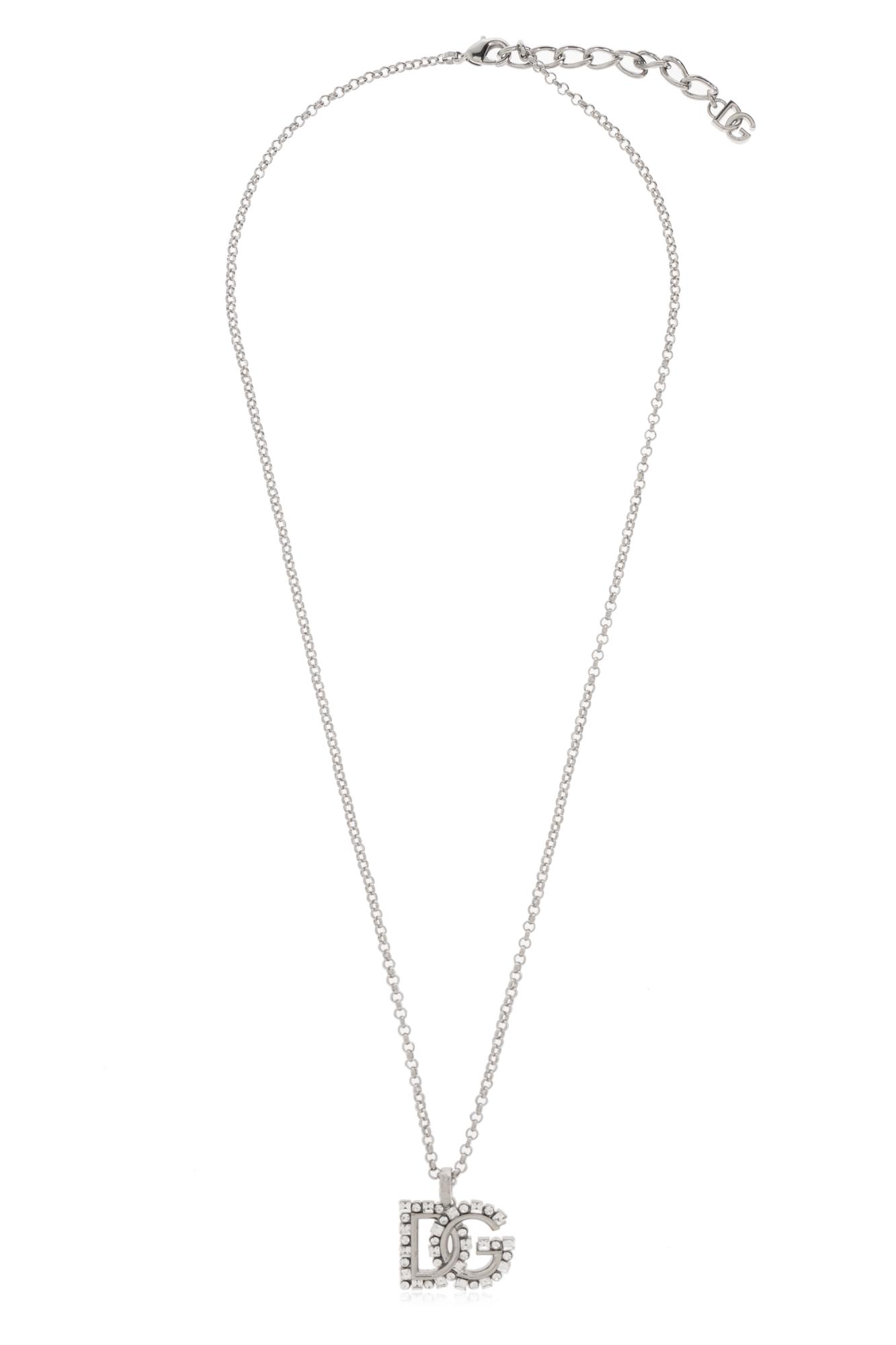 Dolce & Gabbana Necklace With Logo-shaped Pendant