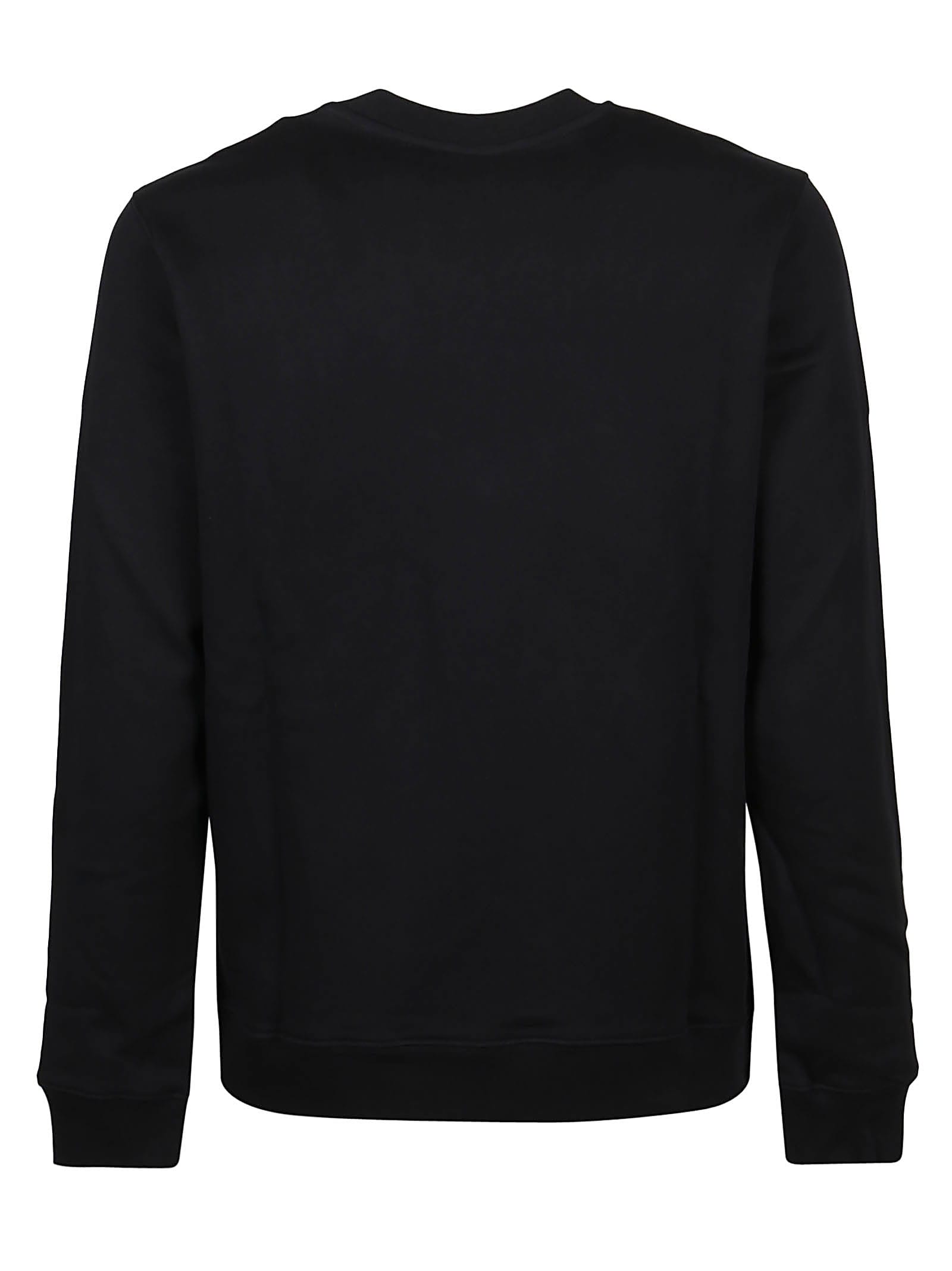 Shop Moschino Sweatshirt In Nero Fantasia