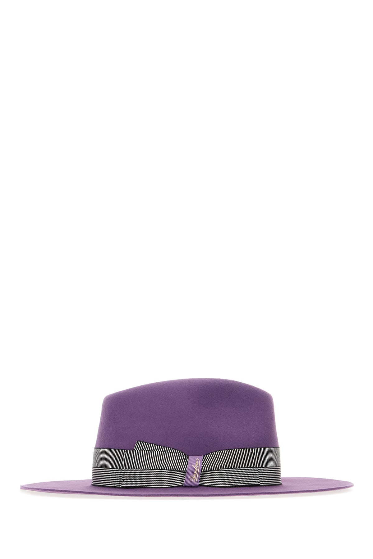 Borsalino Agata Alessandria Brushed Felt With Striped Hatband