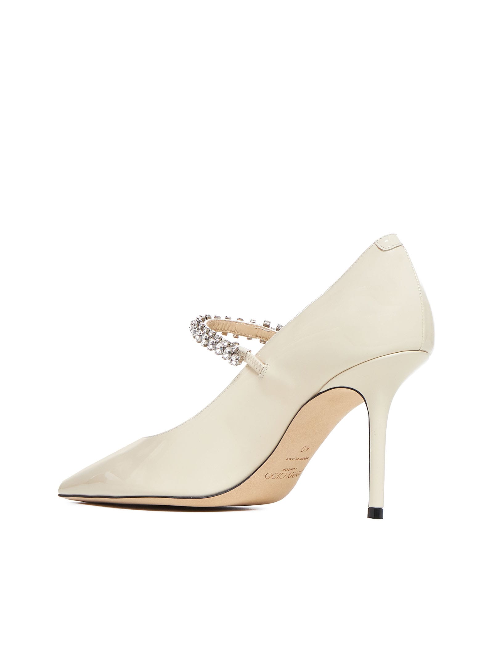 Shop Jimmy Choo High-heeled Shoe In Linen