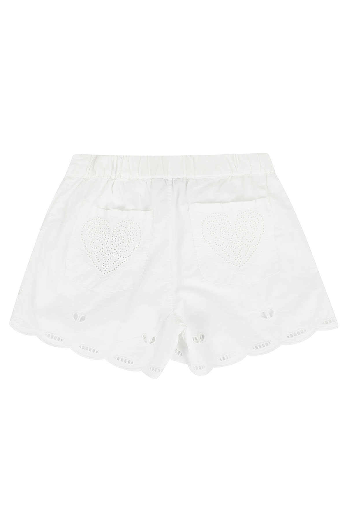 Shop Stella Mccartney Shorts In Ivory