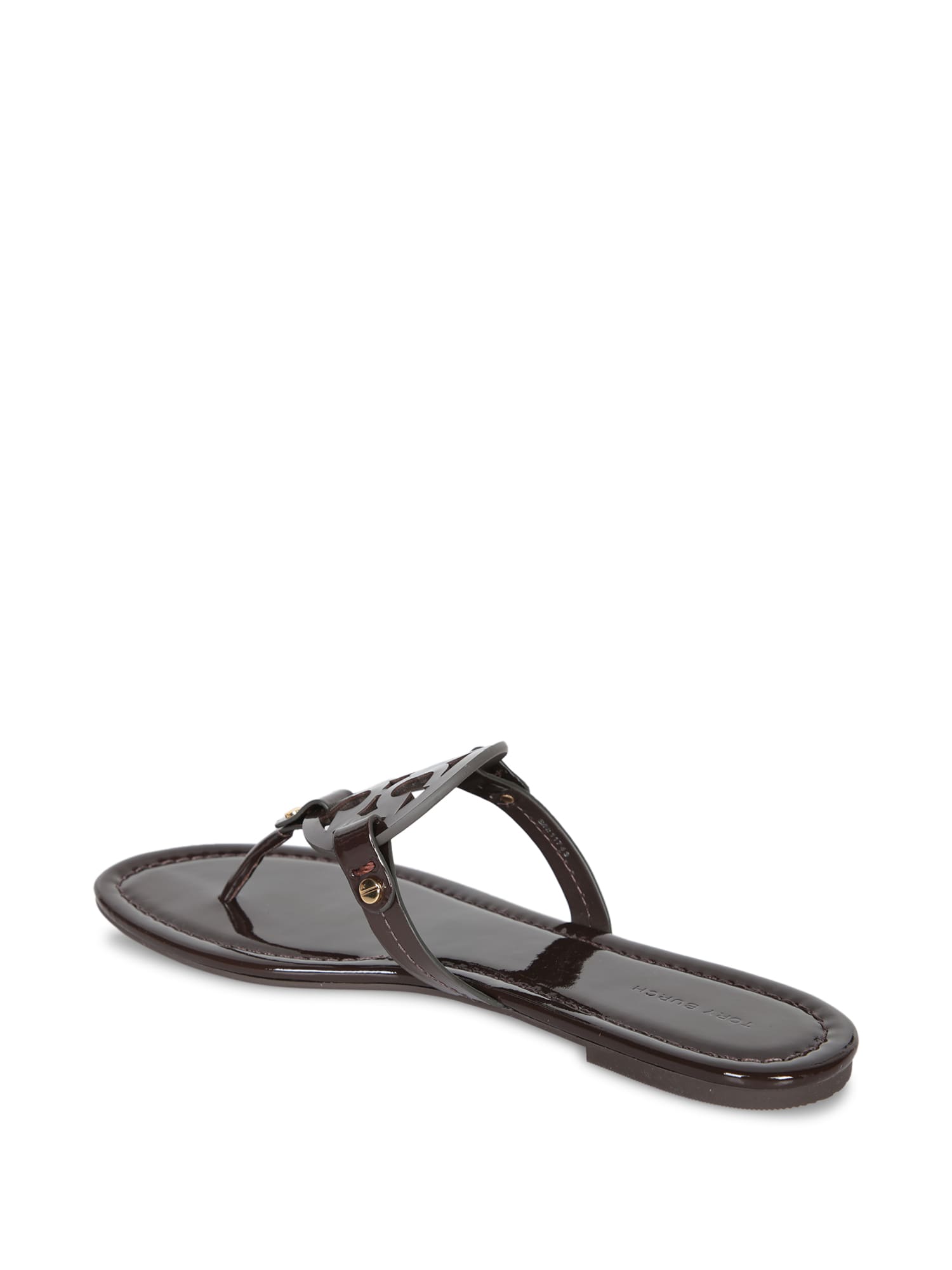 Tory Burch Glossy Patent T-strap Sandals