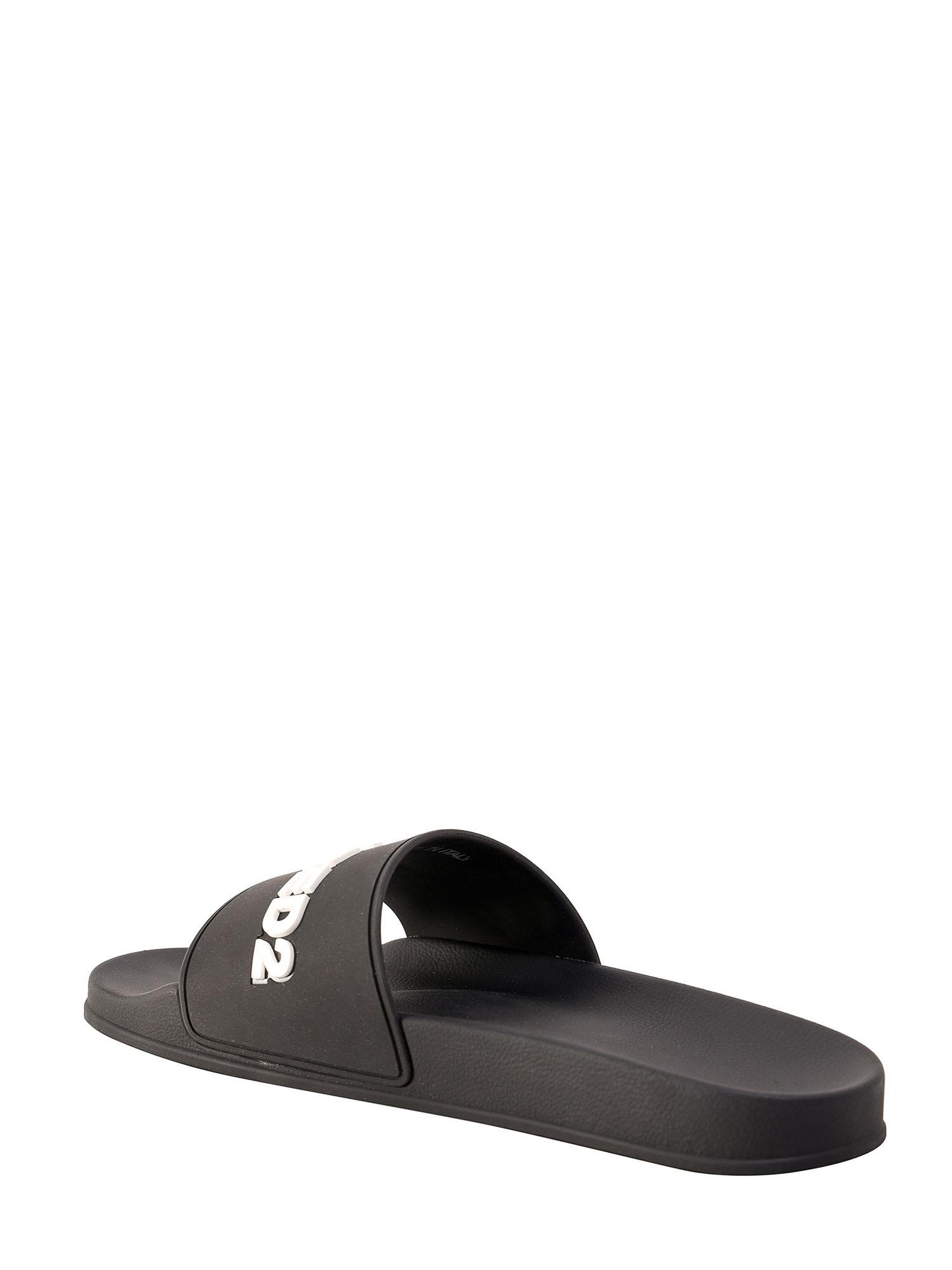 Shop Dsquared2 Slides In Nero