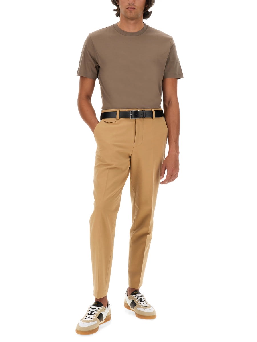 Shop Hugo Boss L-tesar T-shirt In Brown