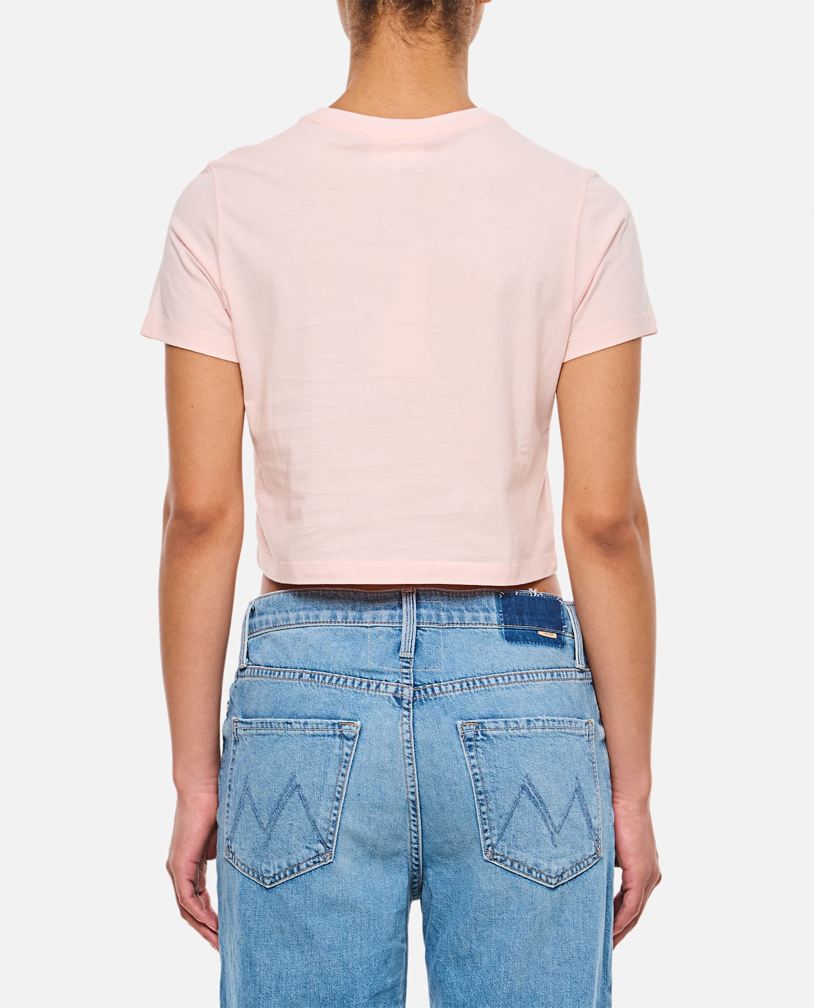Maison Kitsuné T-shirt With Baby Fox Application In Pink