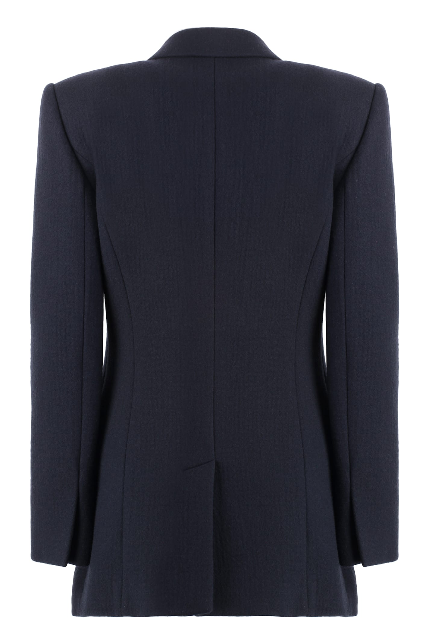 Chloé Double-breasted Virgin Wool Jacket In Blue