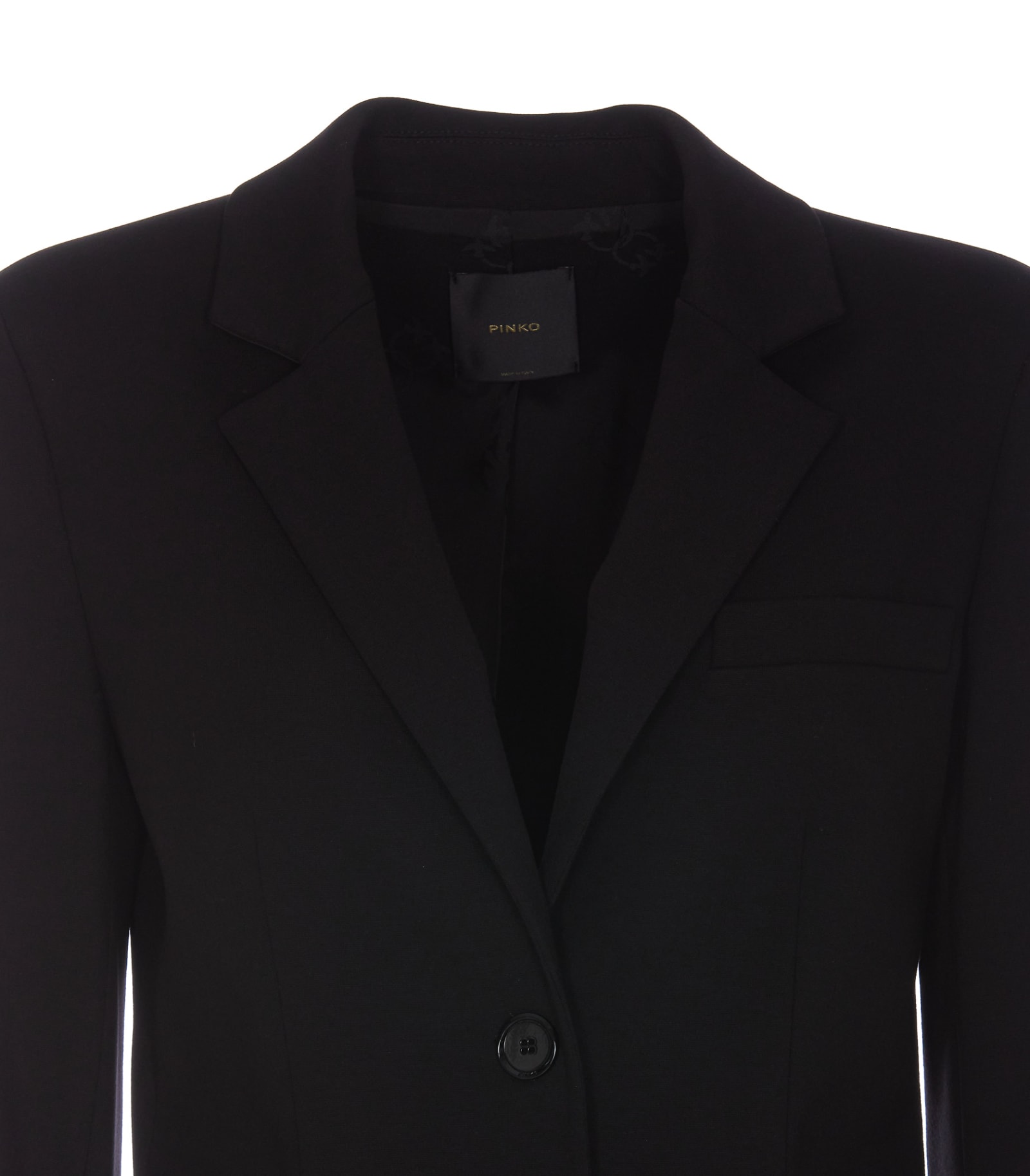 Shop Pinko Ruota Blazer In Black