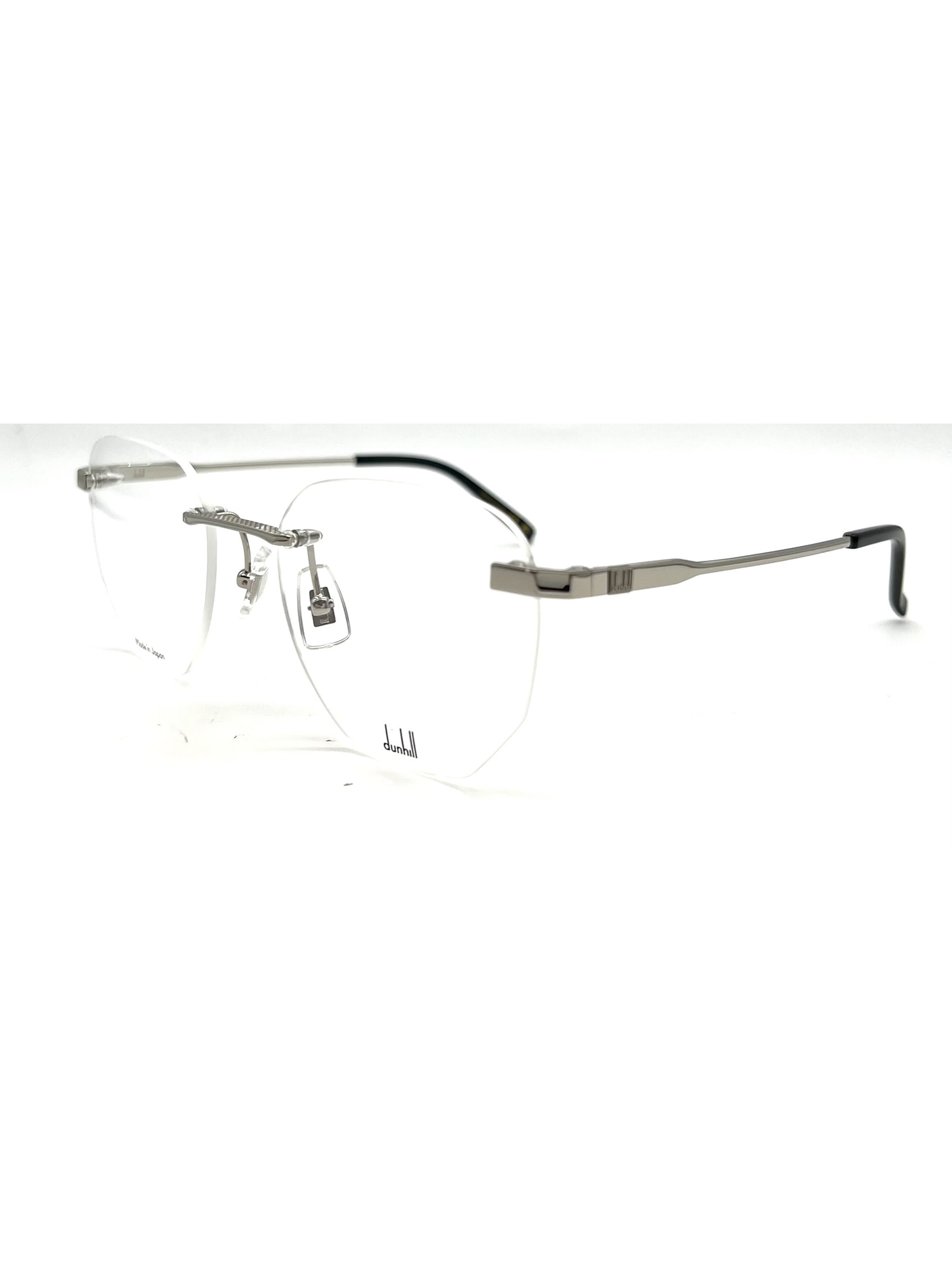 Dunhill Du0066o Eyewear In Silver Silver Transpa