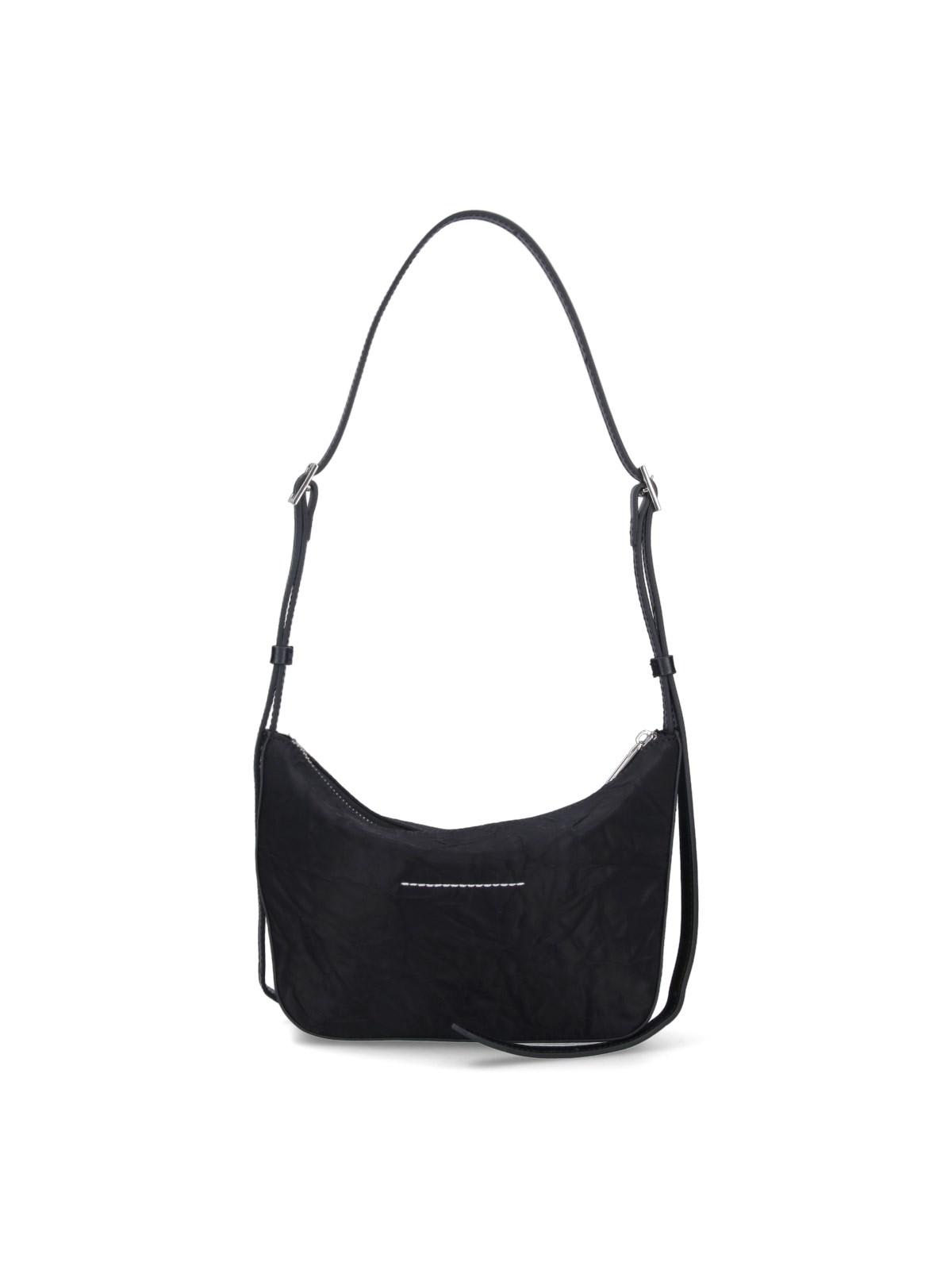 Shop Mm6 Maison Margiela Crossbody Bag In Black