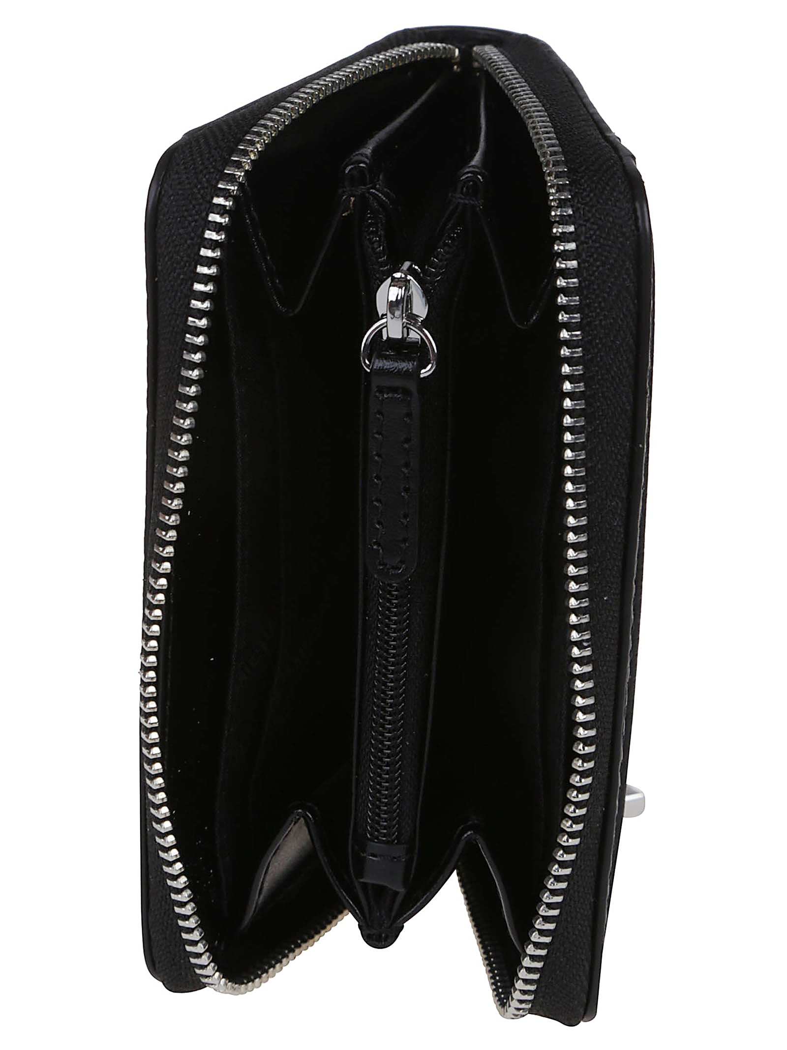 Michael Kors Small Jet Set Coin Card Case In Black