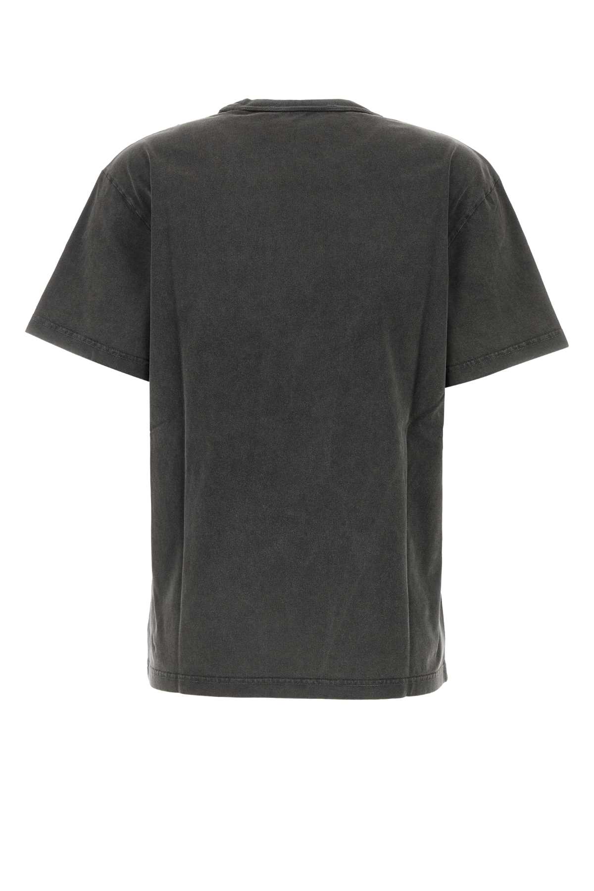 Shop Alexander Wang T Dark Grey Cotton T-shirt In Washedcedar