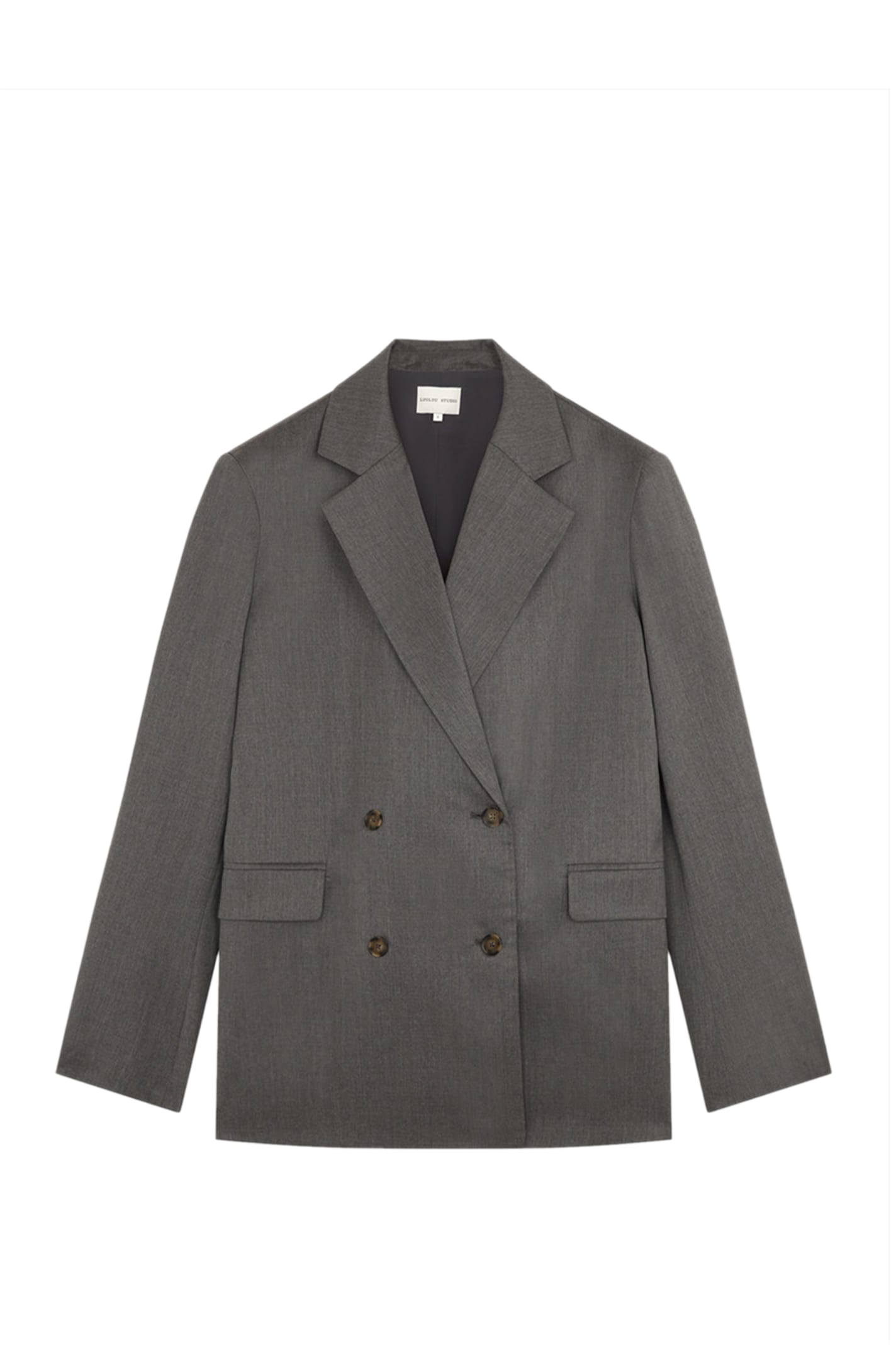 Loulou Studio Donau Jacket In Gray