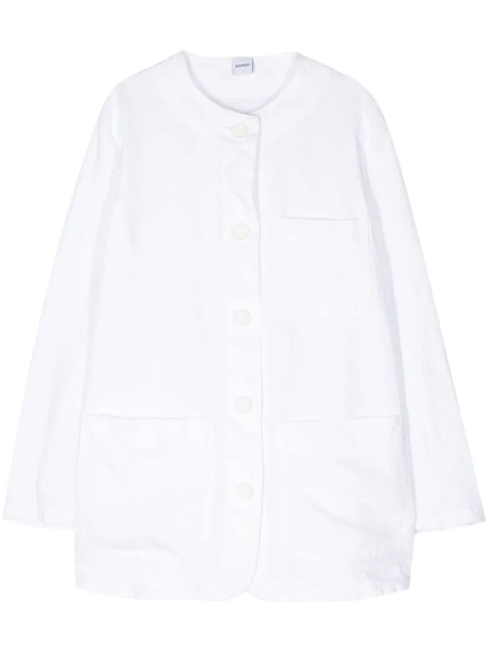 Shop Aspesi Mod 5477 Shirt In White
