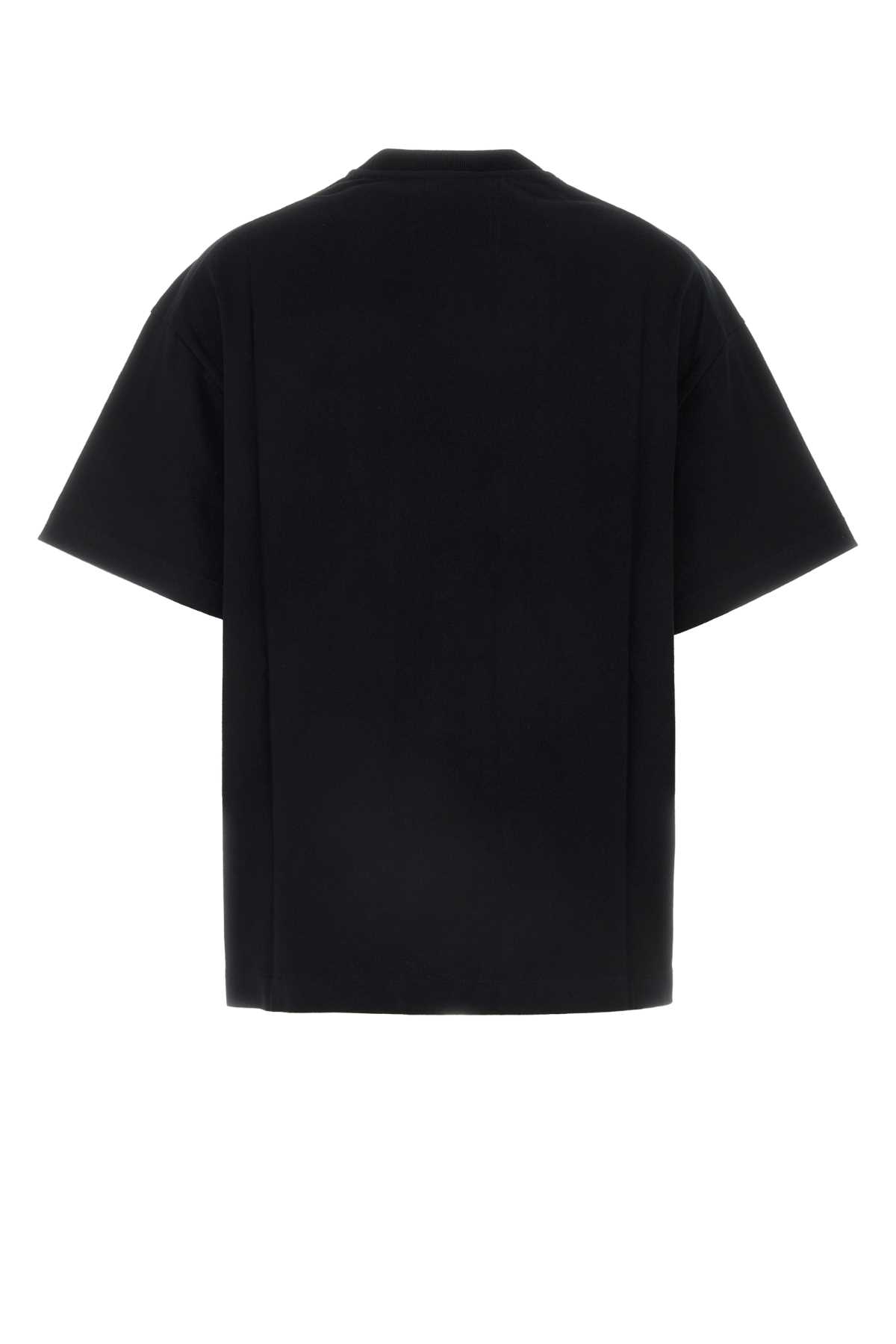 Shop Jil Sander Black Cotton T-shirt