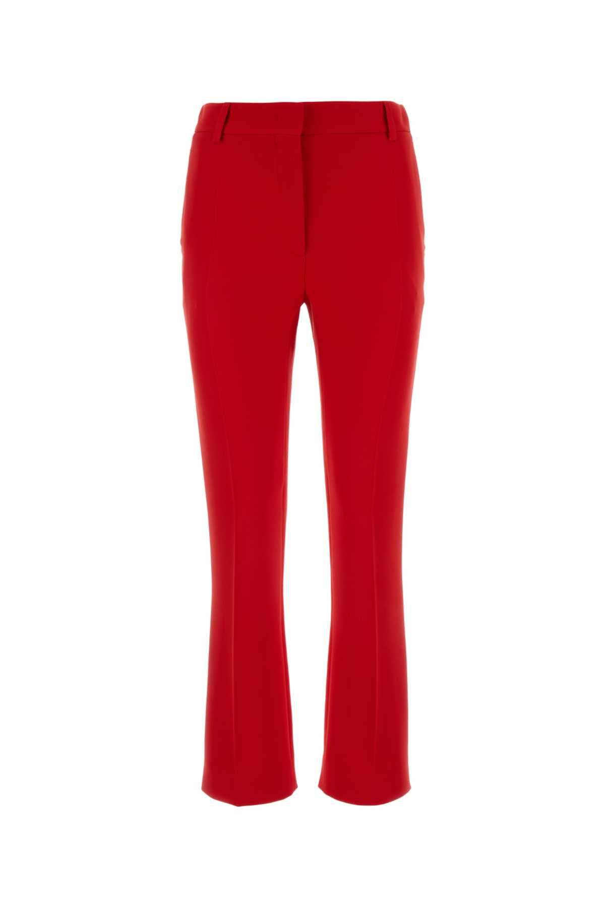 Shop Valentino Red Cady Pant In Rosso