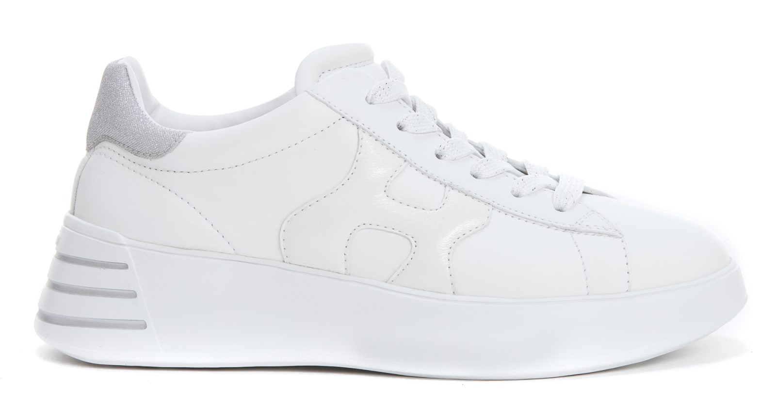Shop Hogan Rebel Sneakers  In White
