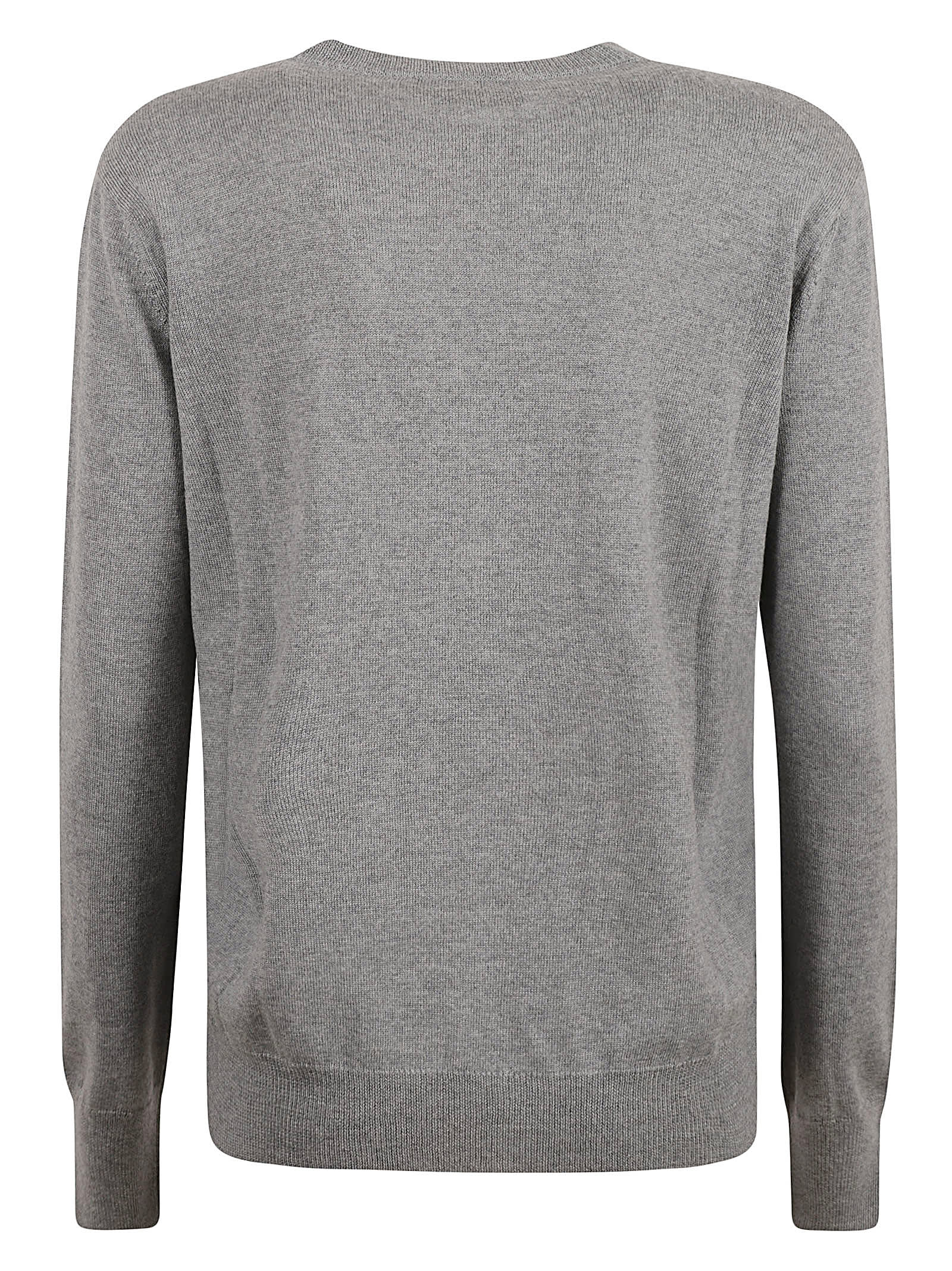 Fabiana Filippi Embellished Sweater In Nebbia