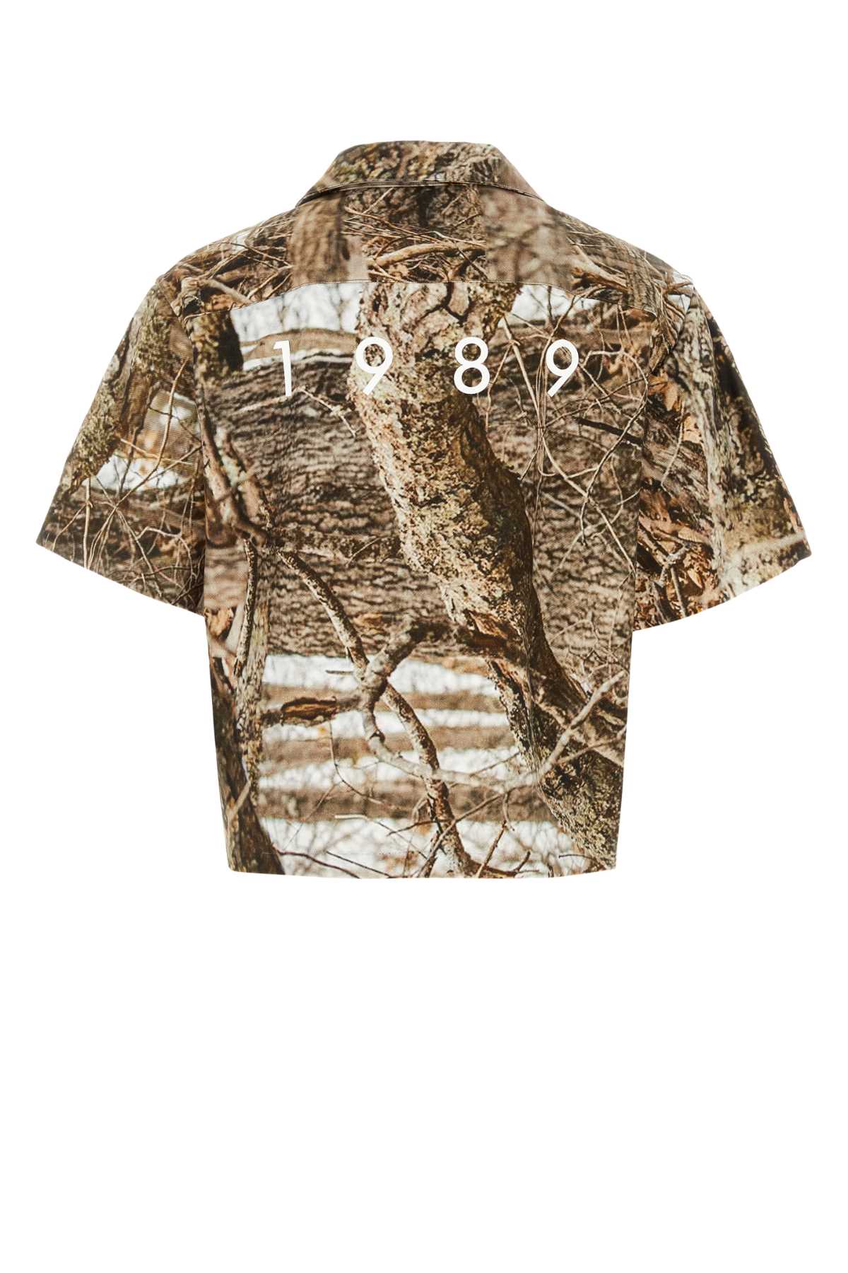 1989 Studio Printed Cotton Shirt In Camouflage