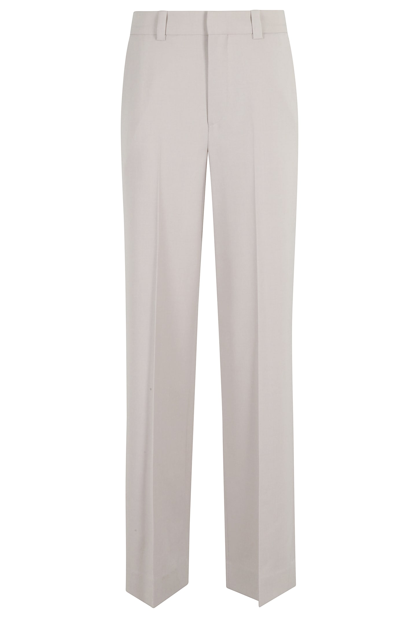 Victoria Beckham Straight Tailored Trousers In White
