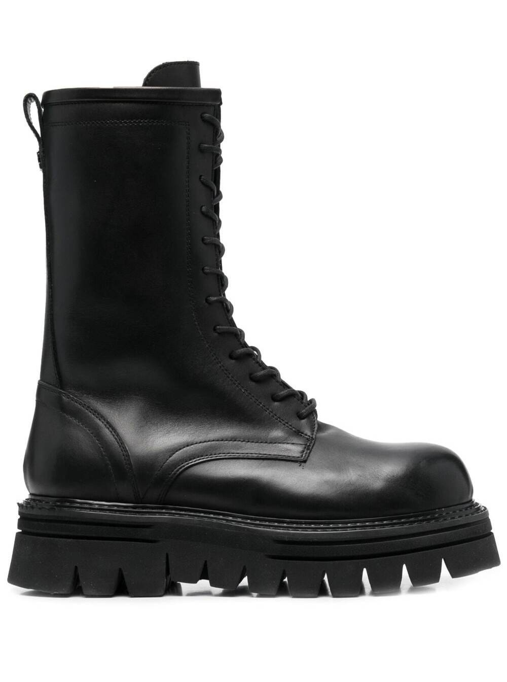 Casadei Lace Up Chunky Sole Boots