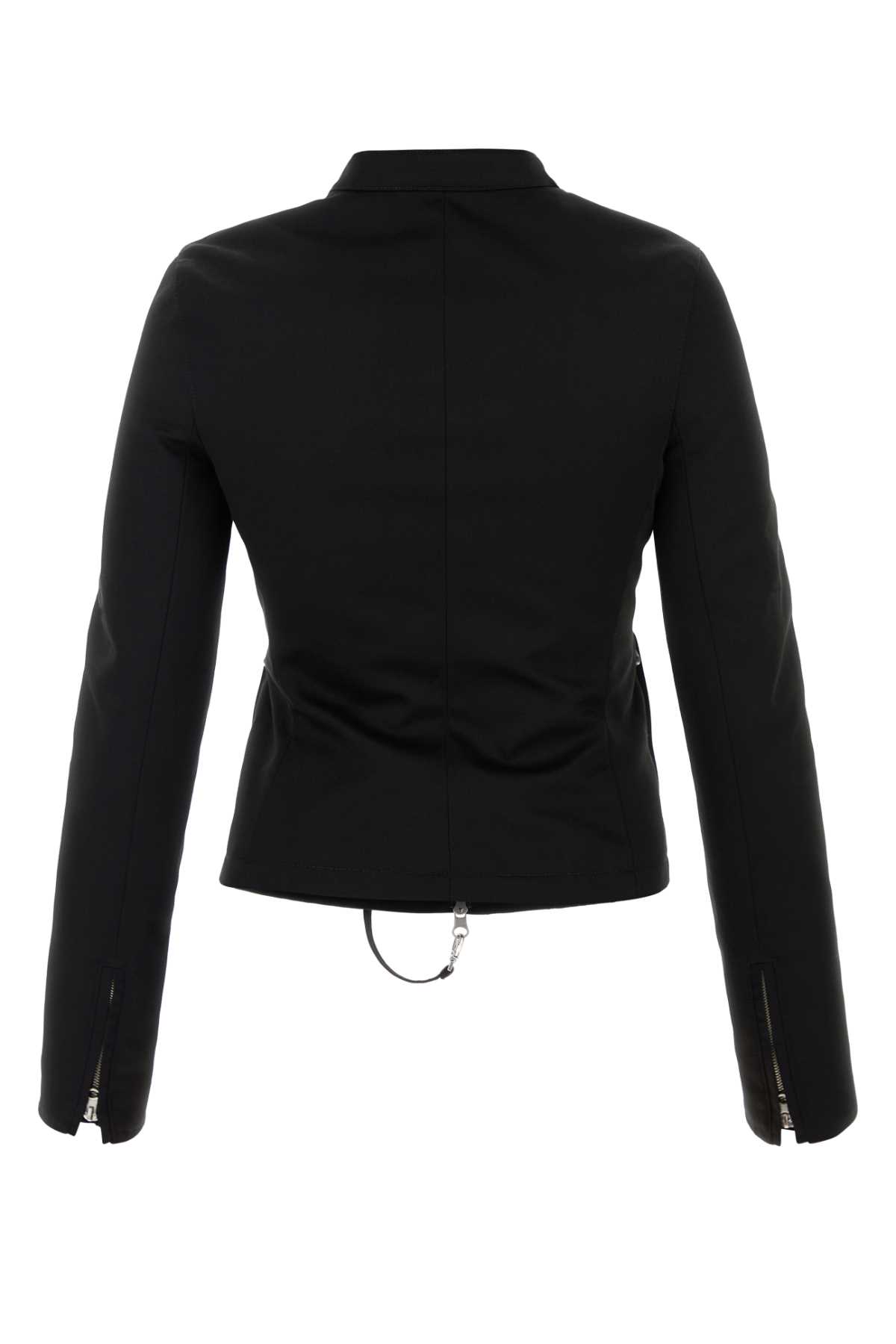 COURRÈGES BLACK CANVAS JACKET